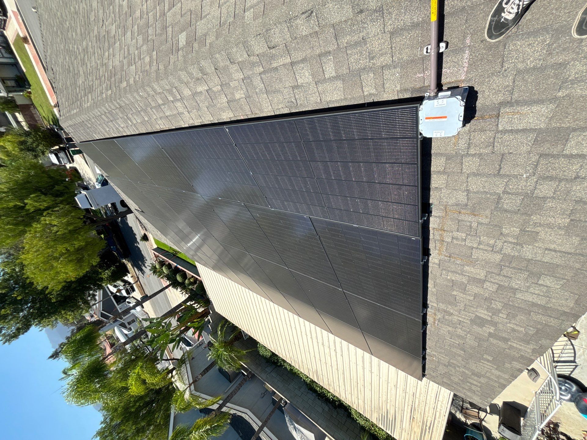 Residential Solar Array and Dual Tesla Powerwall Storage in Corona by VIBE SOLAR