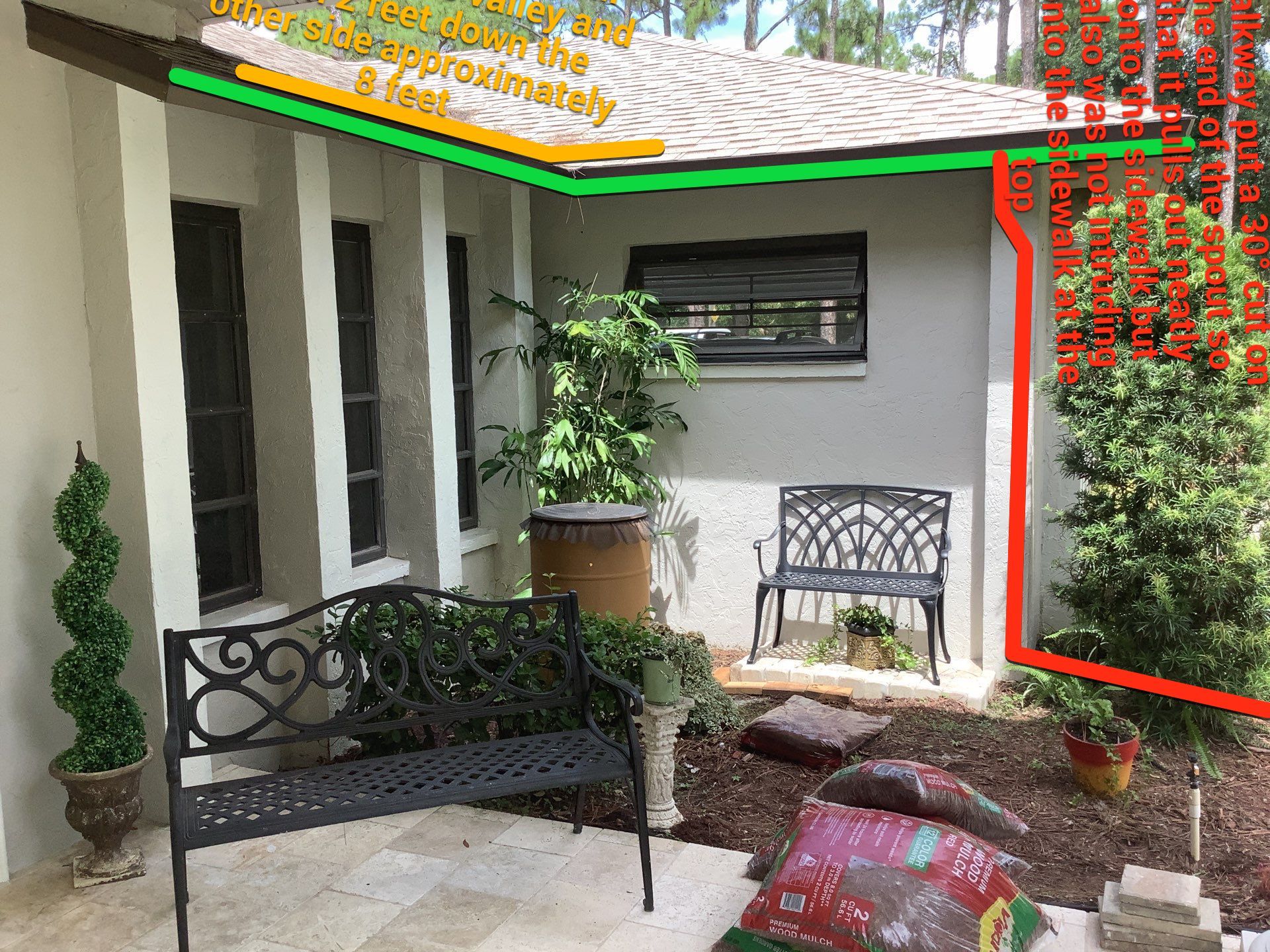 Black K-Style Gutters in Alva FL by Gutter Professors