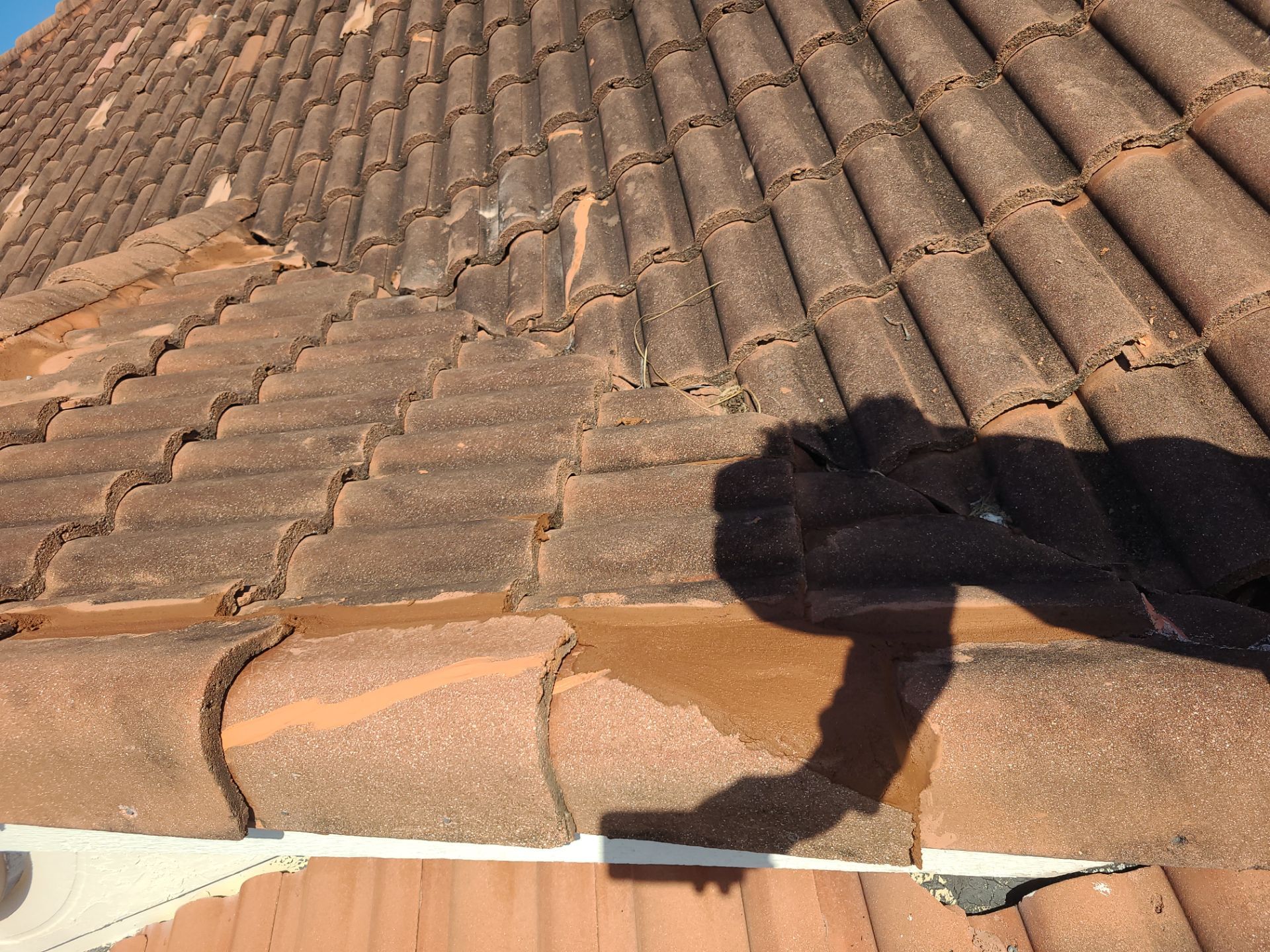Concrete Tile Roof Repair and Ridge Cap Maintenance in Hypoluxo by Aastro Roofing