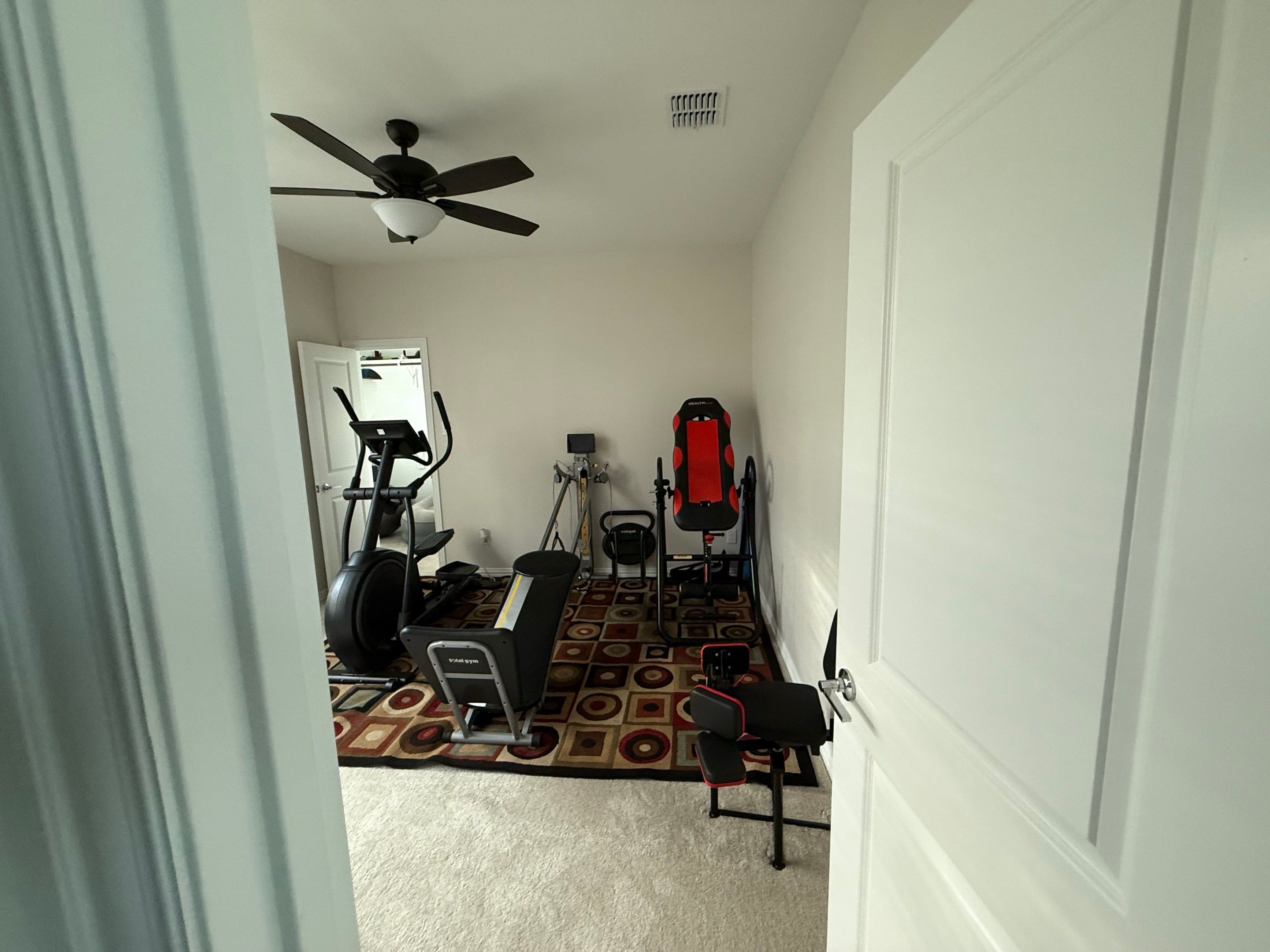 Carpet replacement with Tile and Red Oak Stairs by EL-GC LLC 