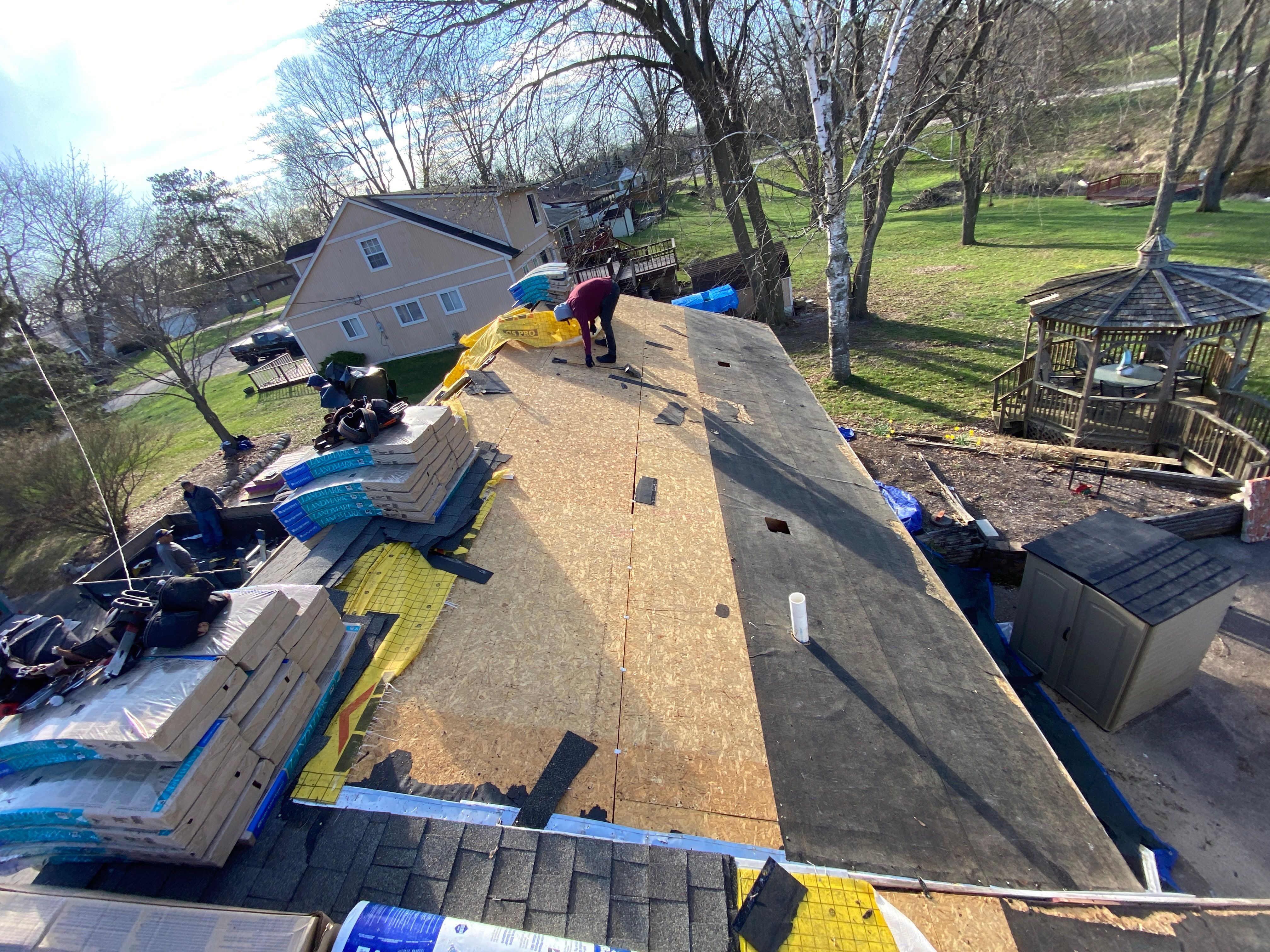 Roof Replacement using CertainTeed Landmark by 180 Contractors