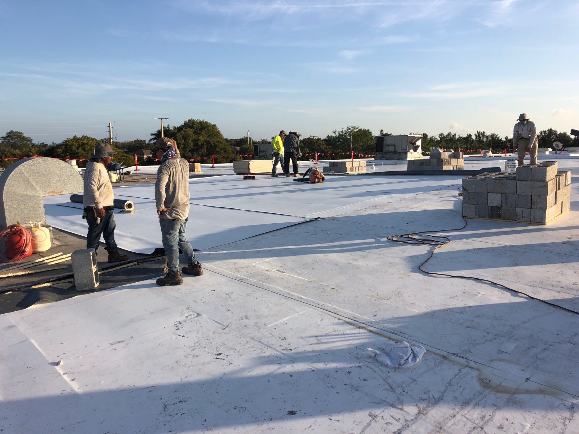Commercial Re-Roof using GAF TPO by First Due Roofing