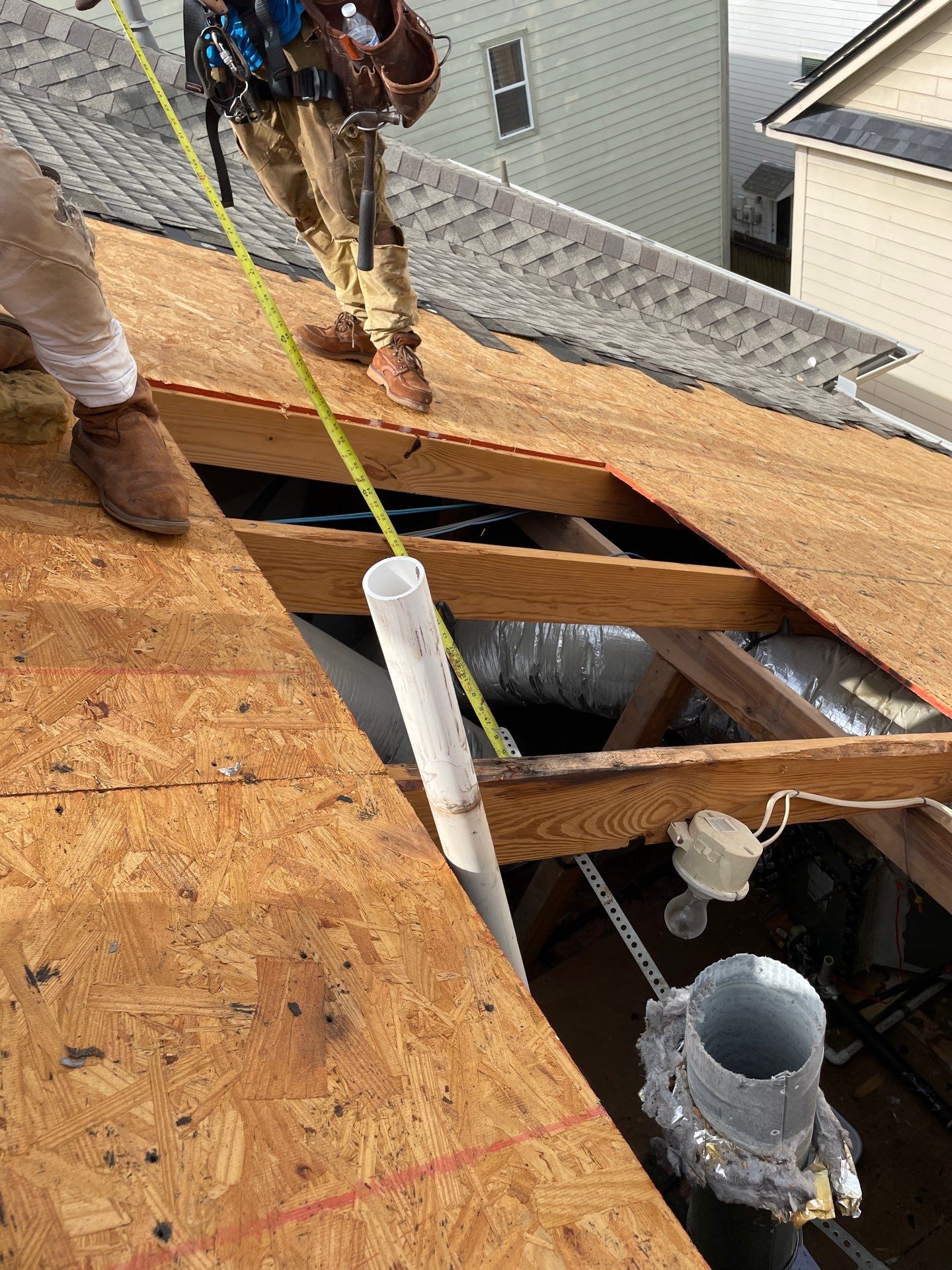 Residential Roofing Repair using Owen's Corning Duration (Lifetime) Shingles by Roof Repair Company