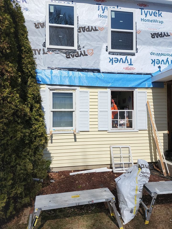 Siding Installation using James Hardie by UBrothers Construction
