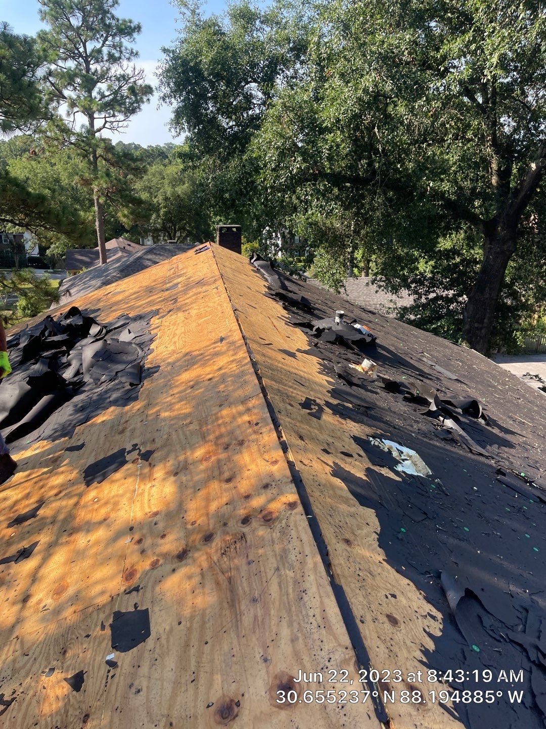 Residential Roofing Installation using Roof Replacement by American Roofing & Construction LLC