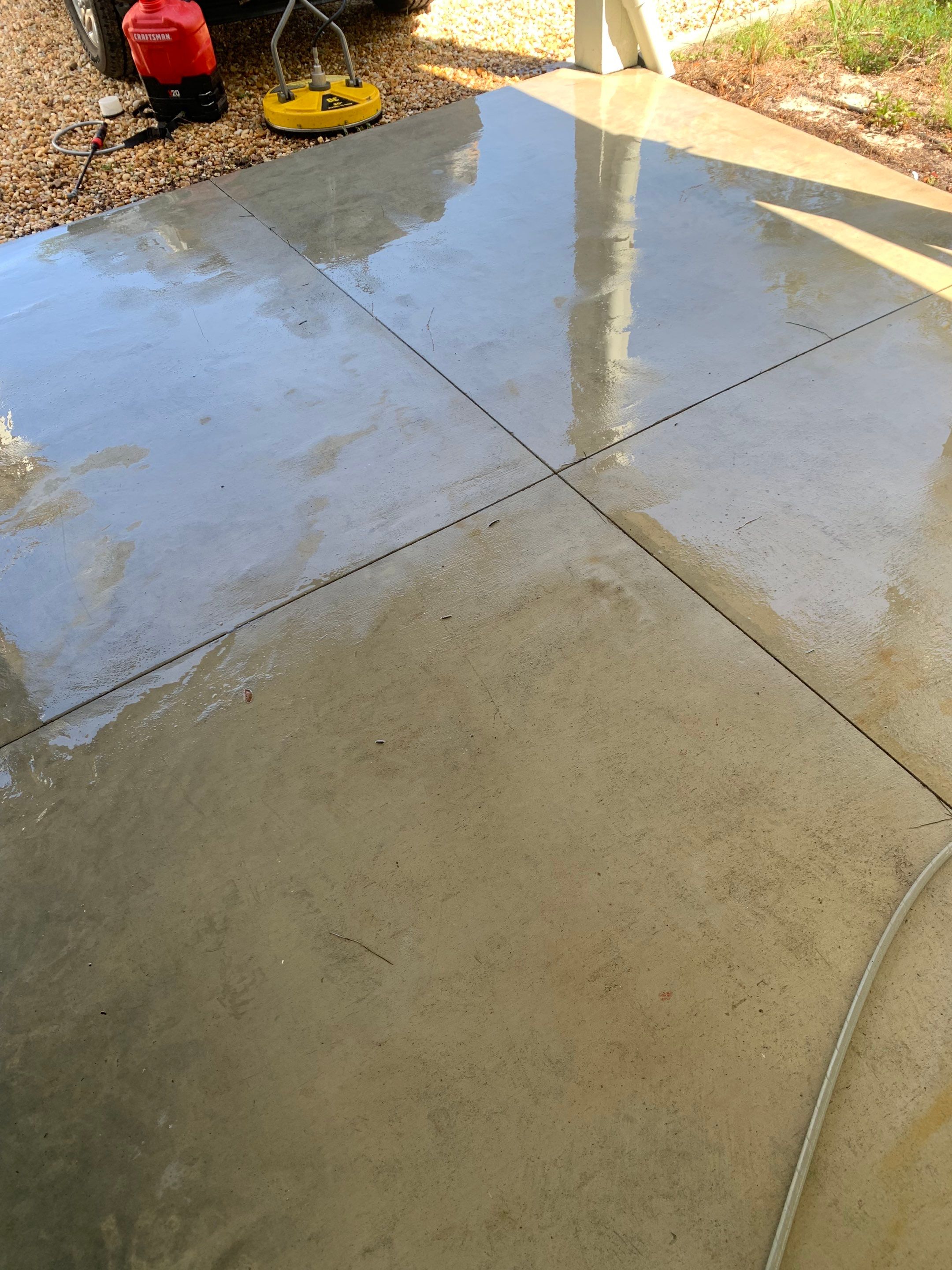 Dock, decks and carport using wood and concrete sealer by DuraSeal