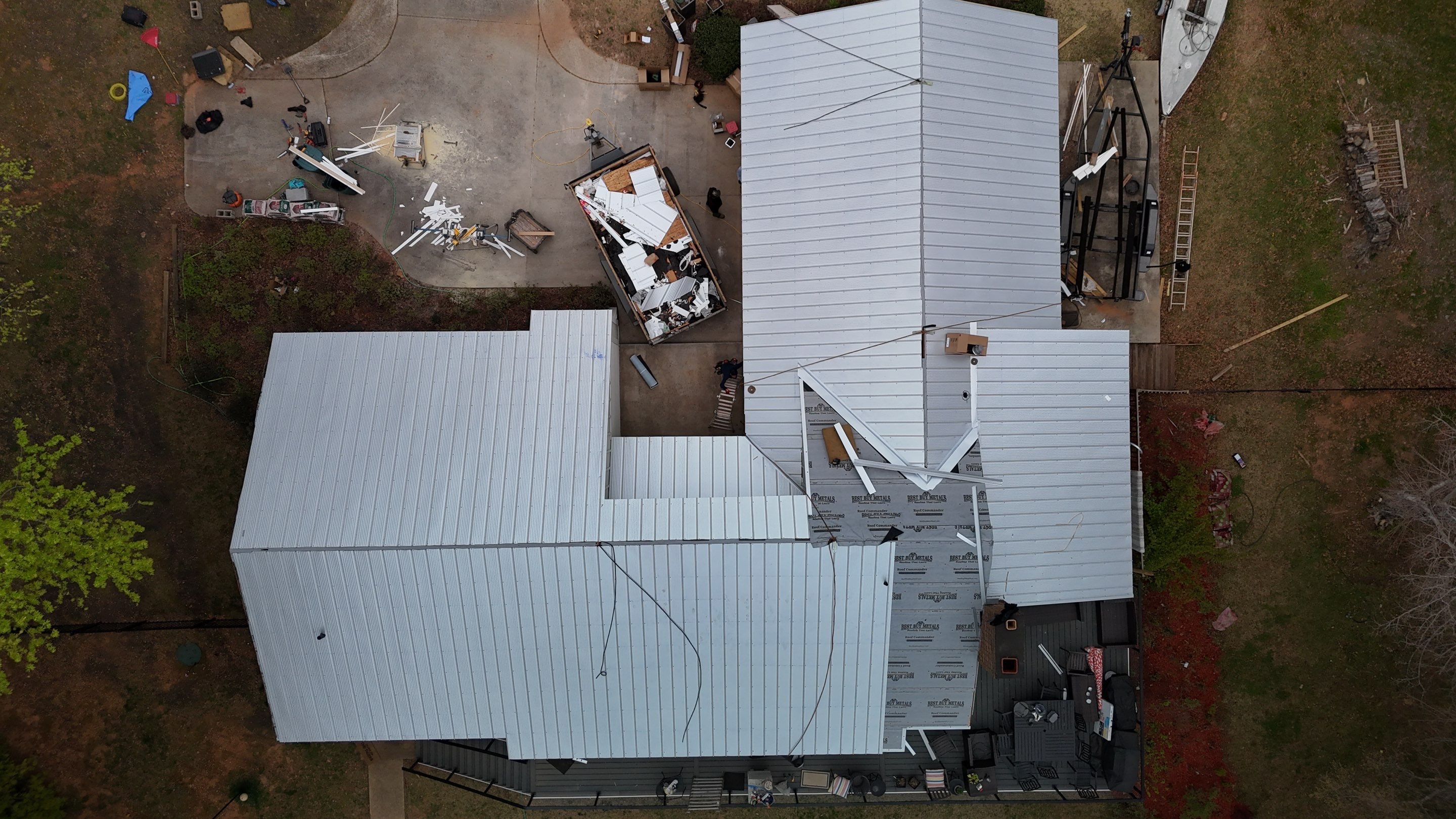 Metal Roof Replacement in Seneca, SC | Lake Keowee | 26-Gauge Galvalume Apex Panel by Roofers LLC