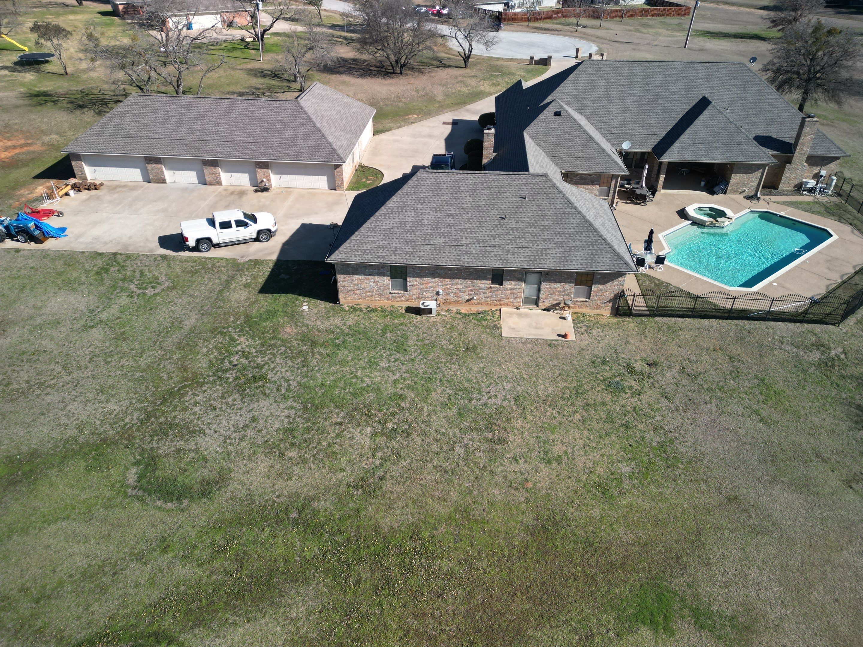 Rendon Forth Worth Texas Large Estate - Roofing Installation using GAF Timberline Armorsheild 2 Class 4 Impact Resistant Shingle System by First United Roofing & Construction