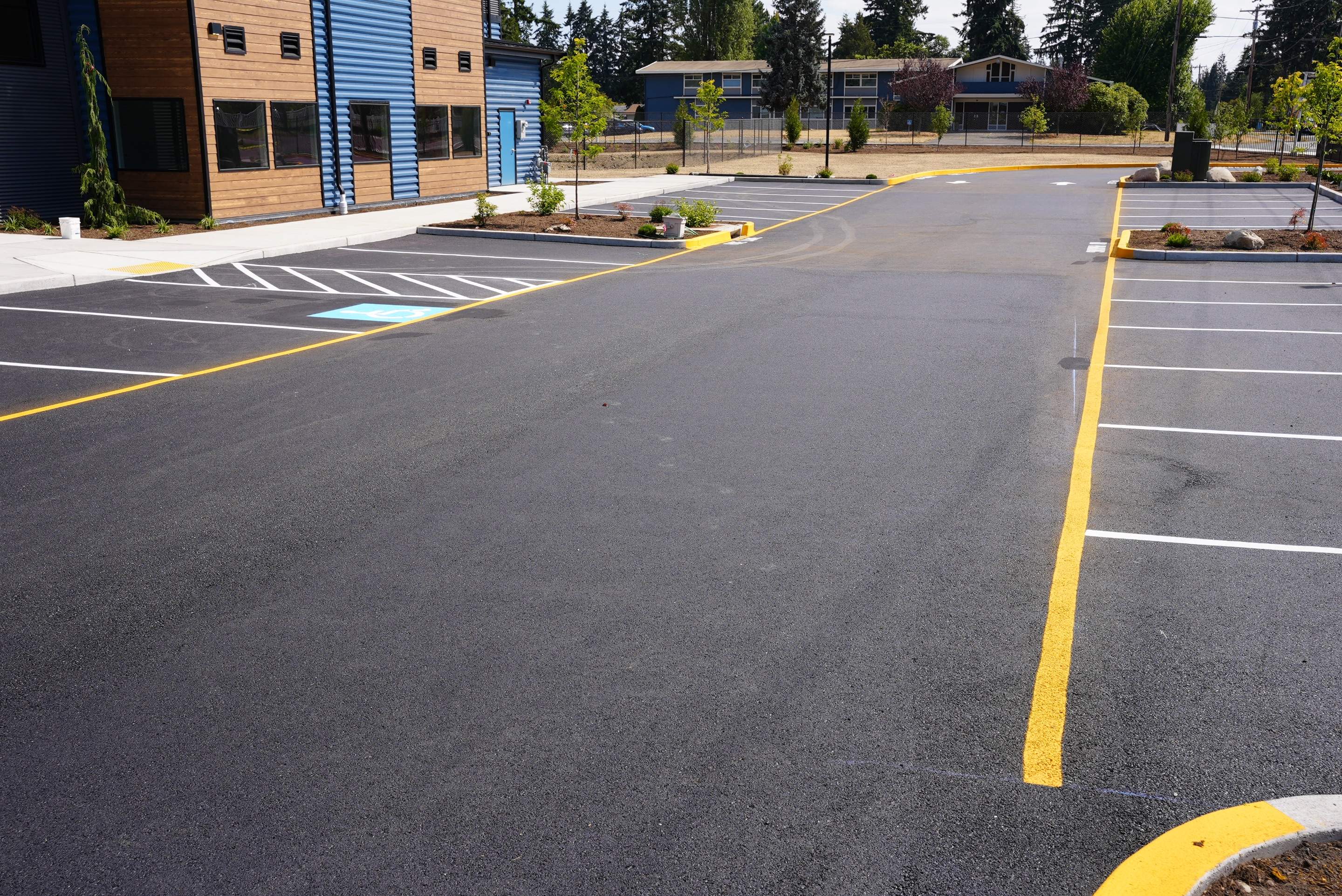 Cedar Park | Christian School Asphalt Parking Lot Repair  by Jireh Asphalt & Concrete Inc 