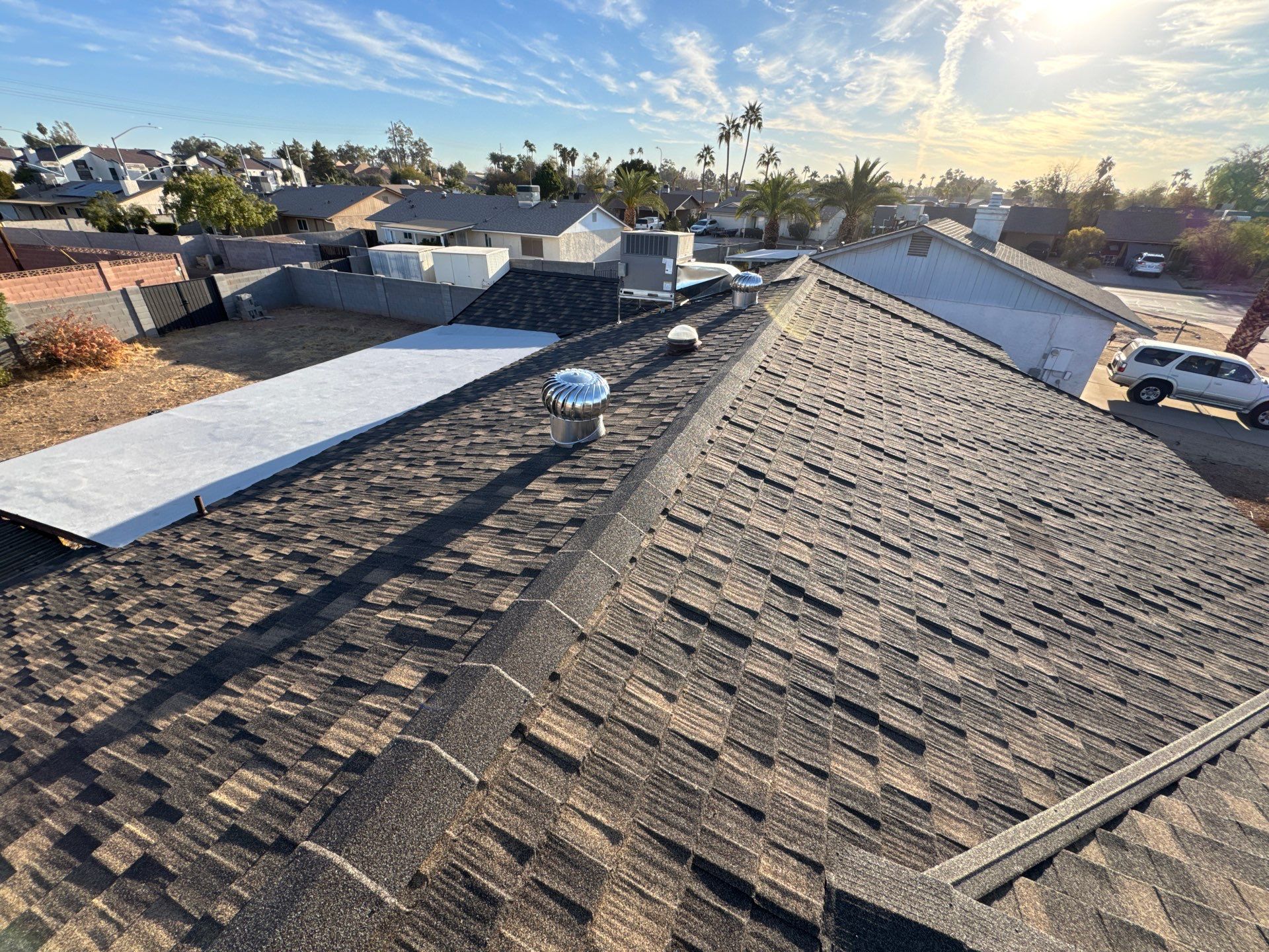 Weathered Wood Stone Coated Steel by Reimagine Roofing