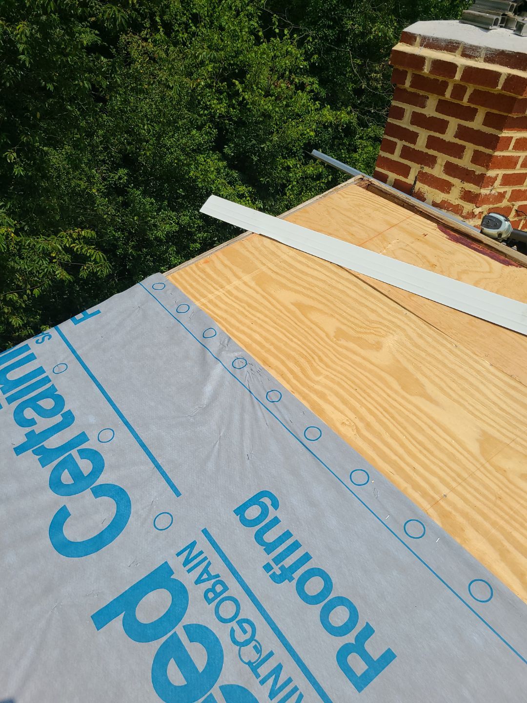 Woodbridge: Roof Replacement with CertainTeed Landmark Pro Designer Shingles in Max Def Colonial Slate by RM Banning, Inc.