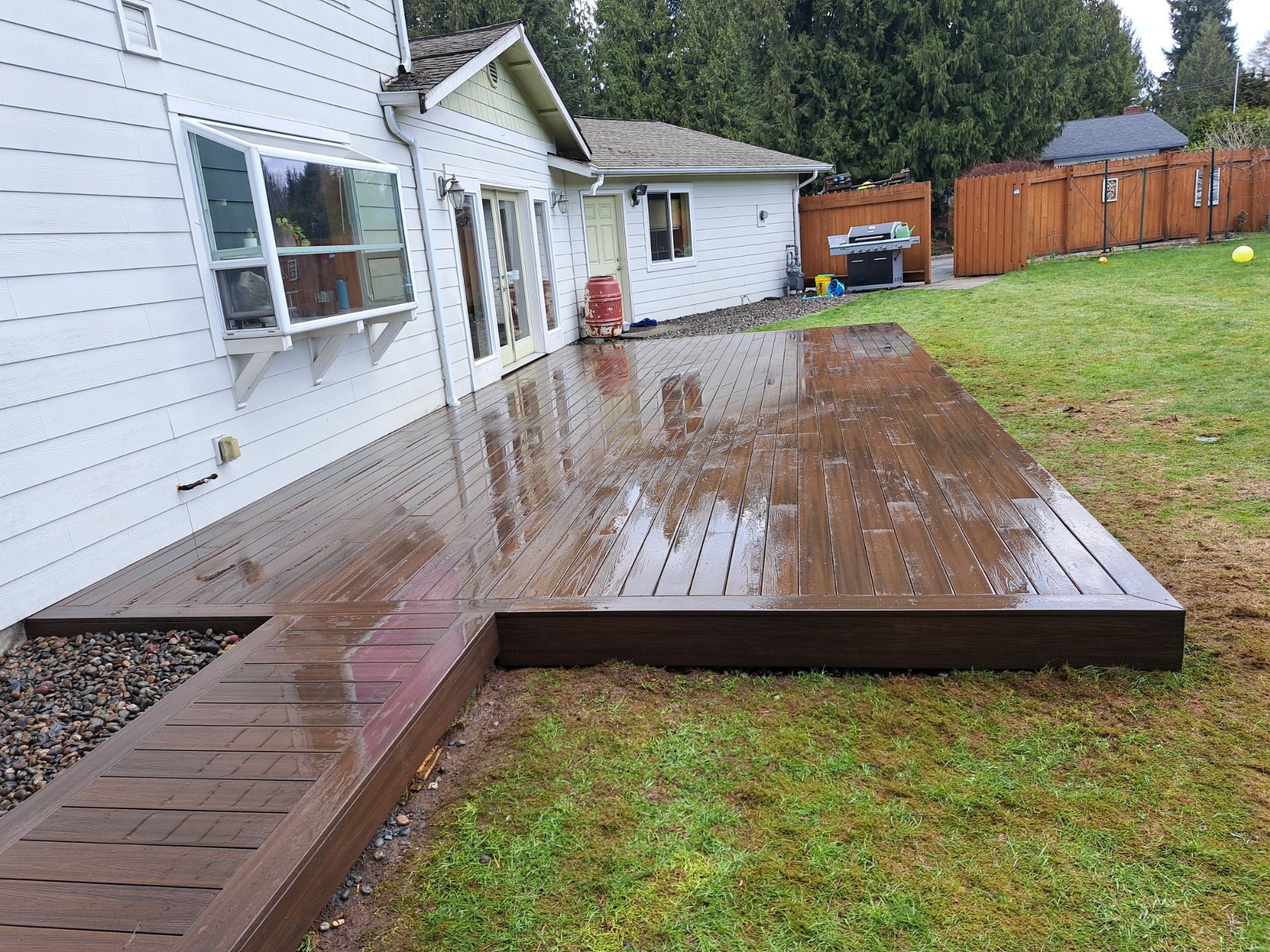 Daniel | Back Deck Installation  by Jireh Asphalt & Concrete Inc 