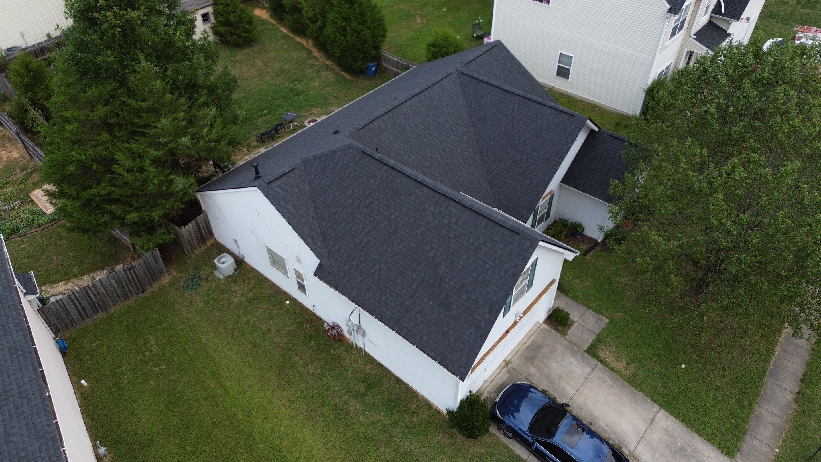 Roof and gutter replacement by wind damage by Just Brilliant Restoration JBR