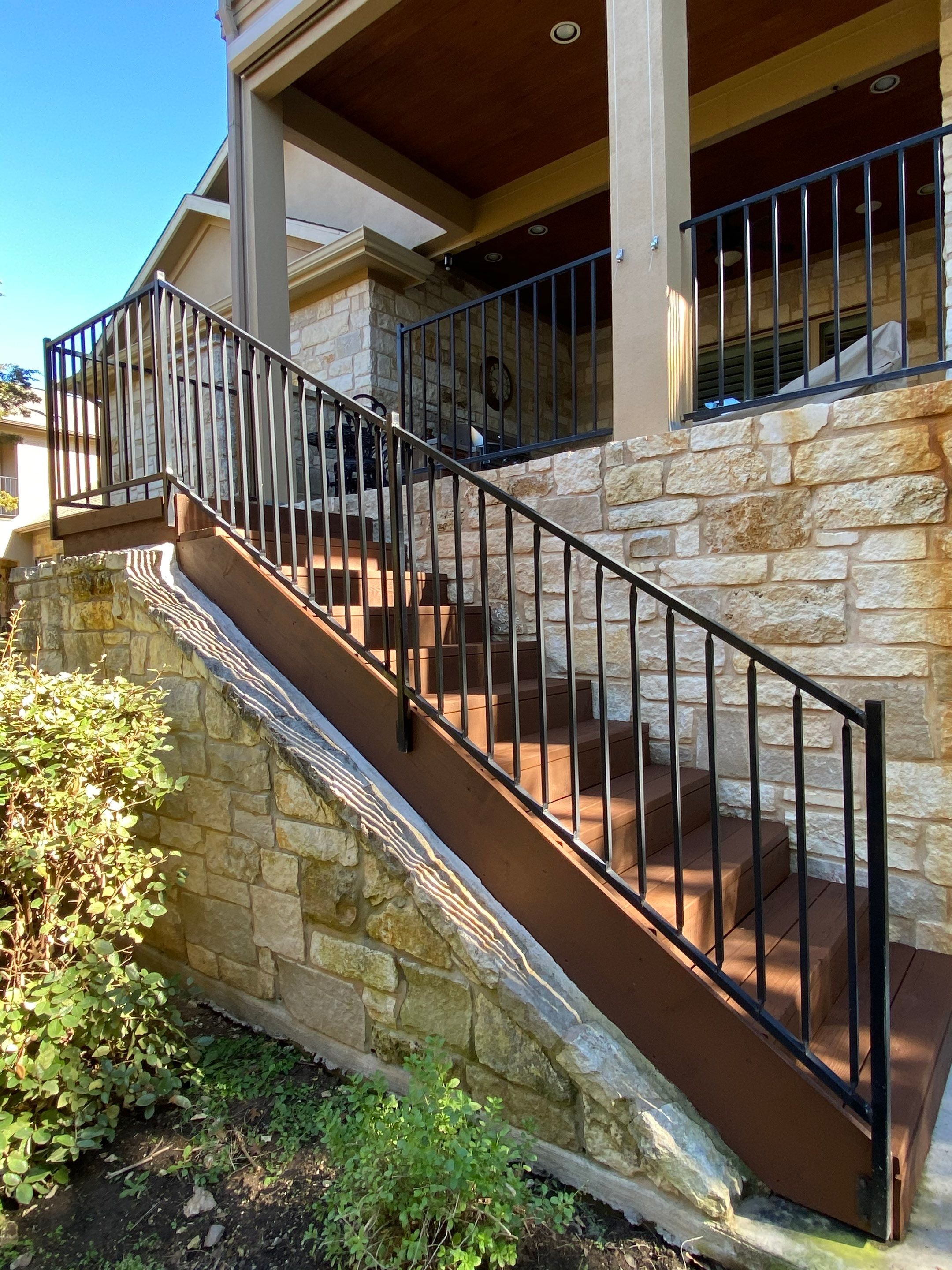 Exterior Re-stain in Lakeway  by AJ’s Painting