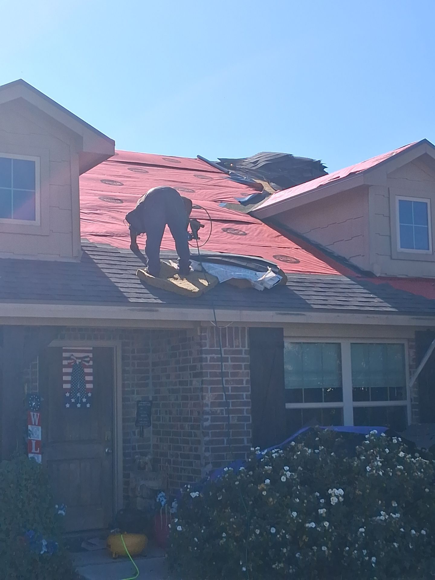 Residential Roof Replacement and Decking Repair in Springtown, Texas by Performance 1 Roofing