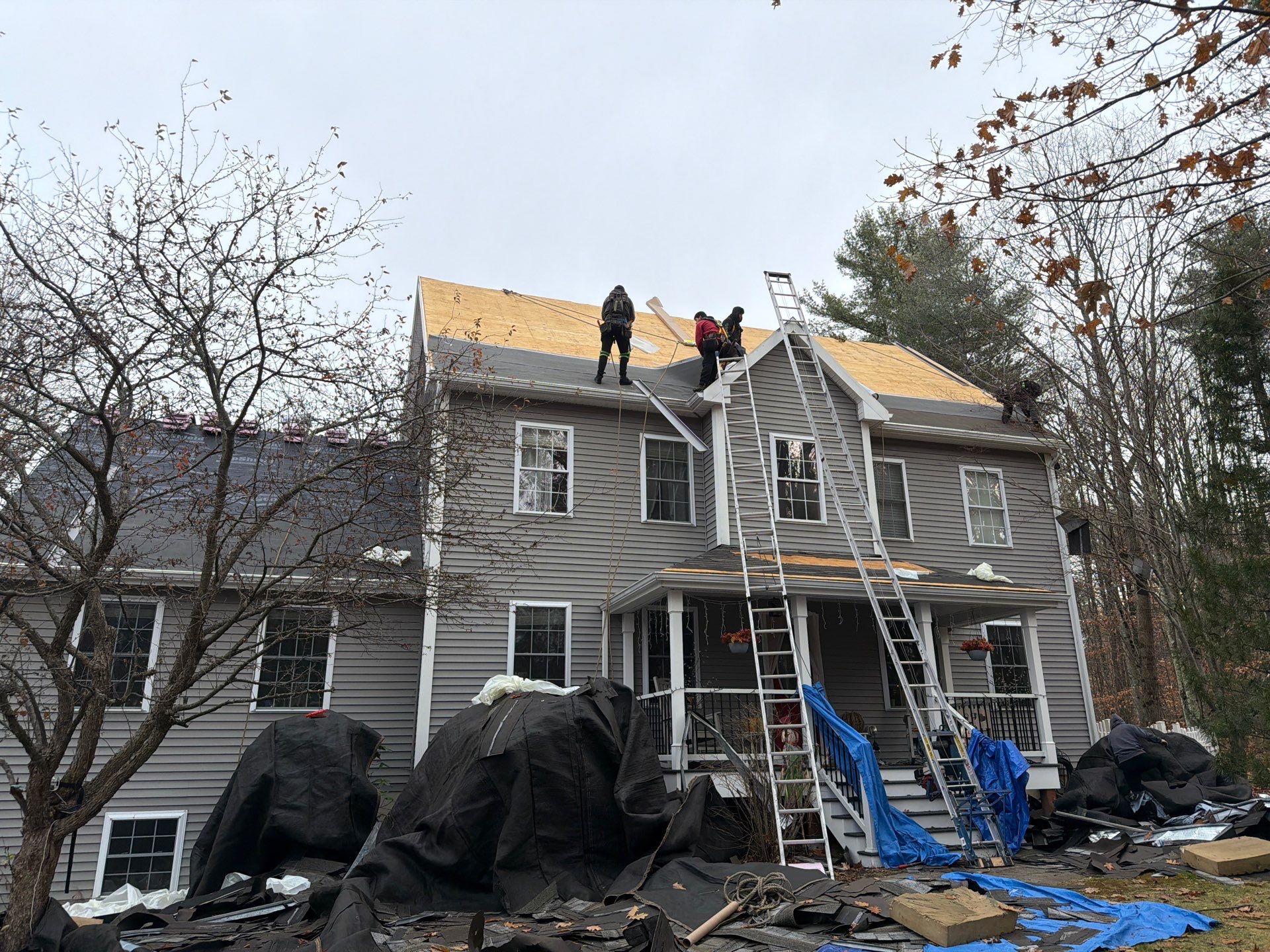 OC Roof Install in Chichester by Tall pine roofing