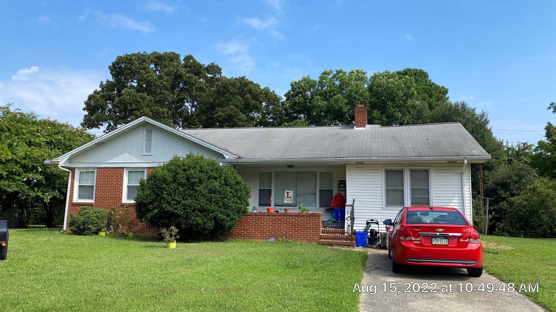 Carolina Blue Standing Seam Roof by Just In Time Roofing and Restoration