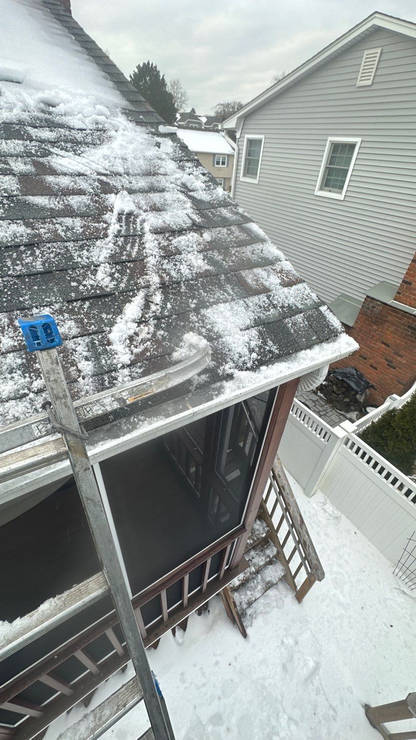 Roof Snow & Ice Dam Removal by Above All Gutters