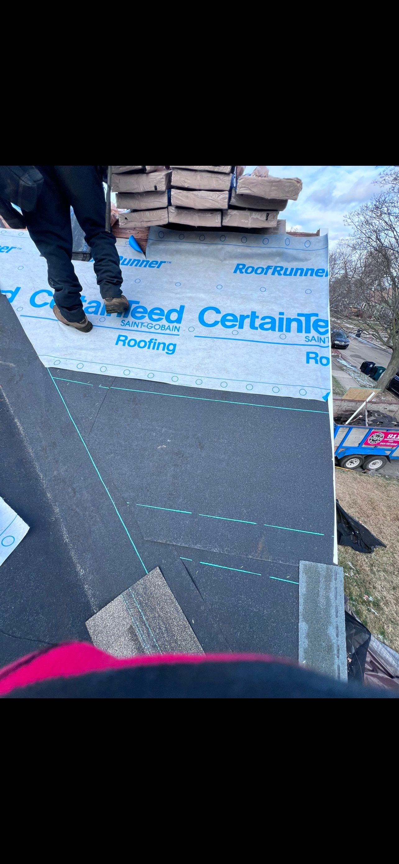 Project in Royal Oak by Eave Roofing