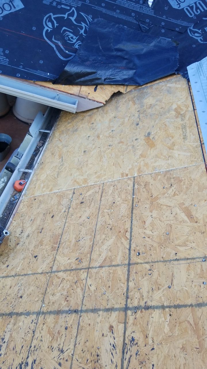 Reroof using GAF HDZ Weathered Wood by Castillo Roofing