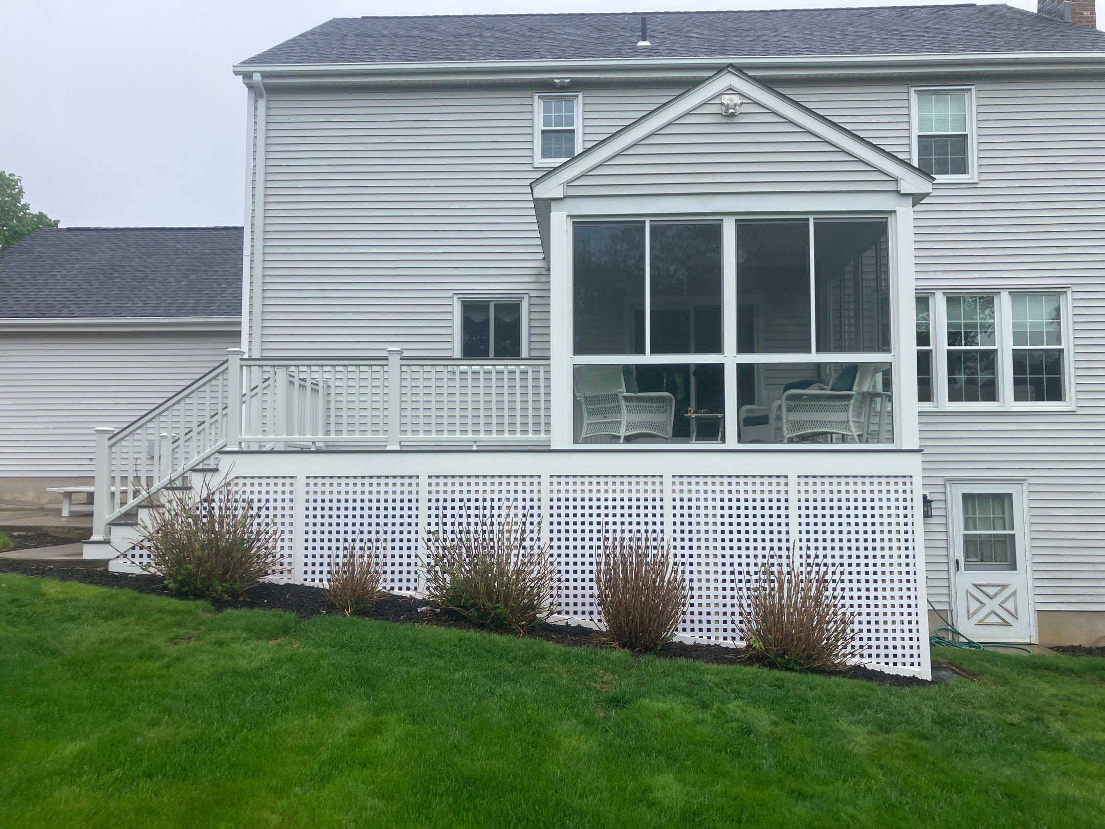 Summer Space Porch Enclosure Transformation by DiGiorgi Roofing and Siding Inc