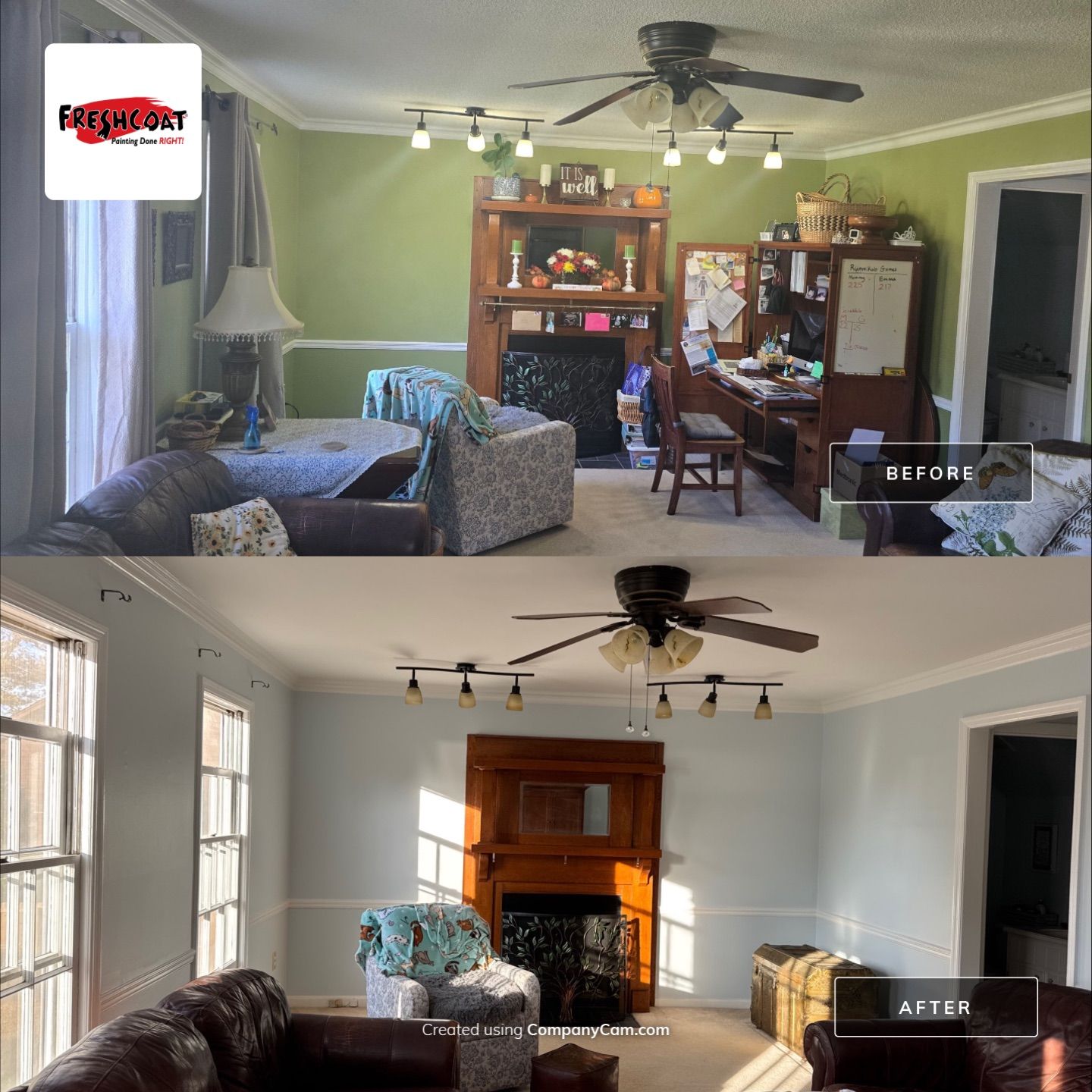 Interior Refresh by Fresh Coat Painters of Augusta