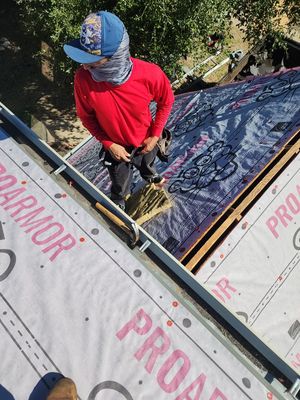 Residential Roofing Installation using Owen's Corning Duration (Lifetime) Shingles
