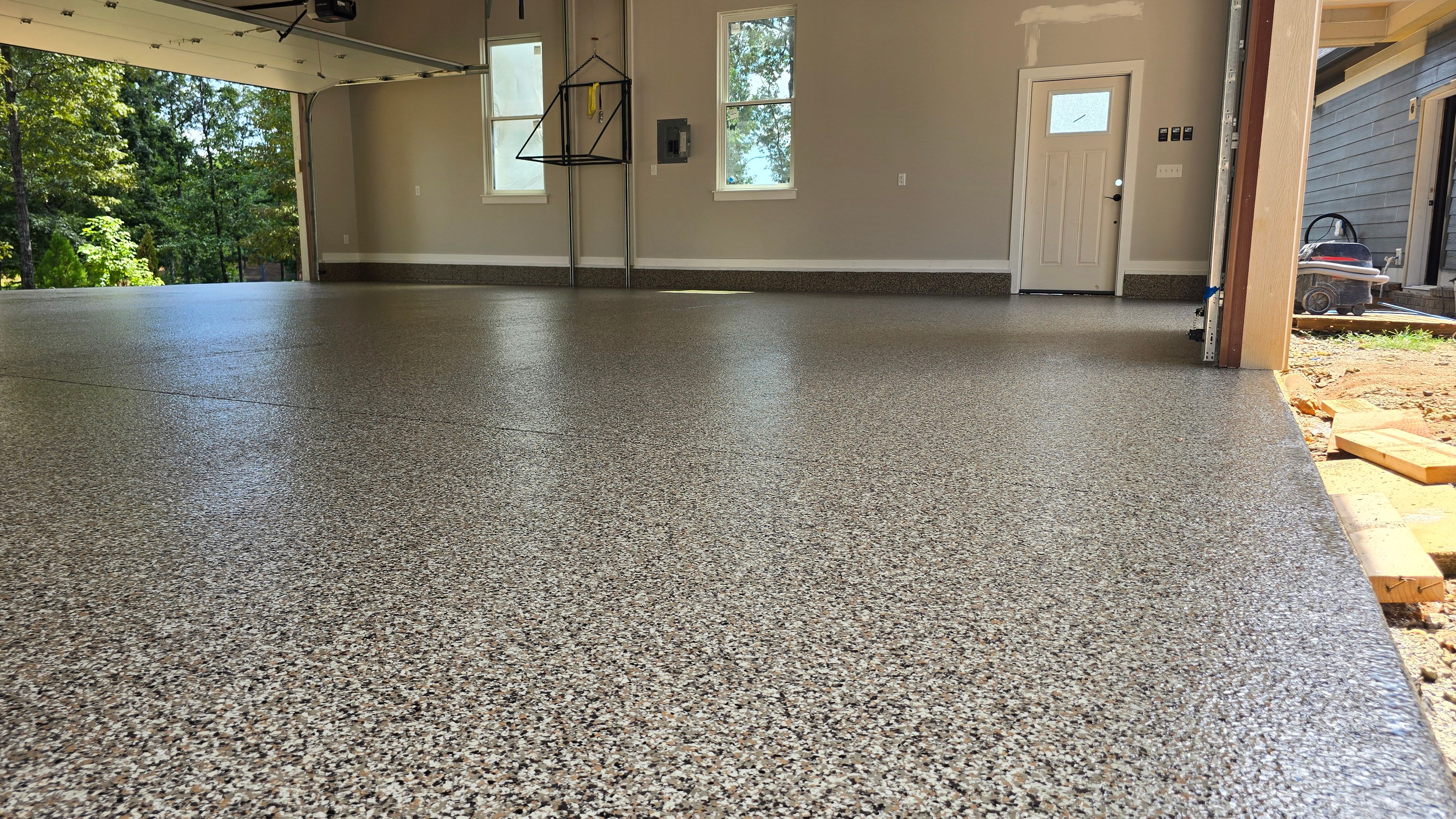 Garage Using Woodland by Elite Floor Solutions