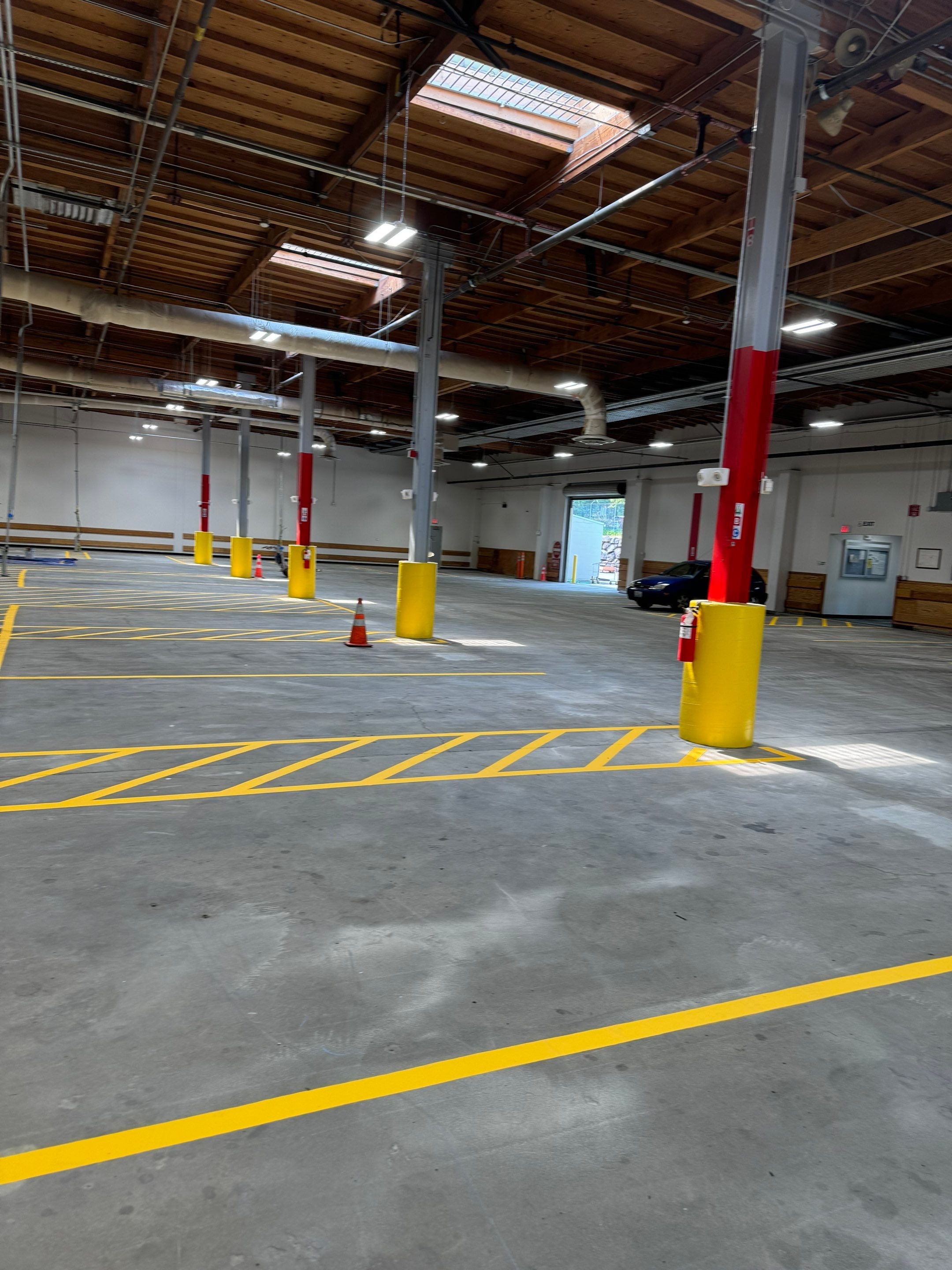 USPS Asphalt Patch Repair, Indoor Parking Lot Sandblast, Outdoor Parking Lot Sealcoating & Indoor/Outdoor Parking Lot Striping  by Jireh Asphalt & Concrete Inc 