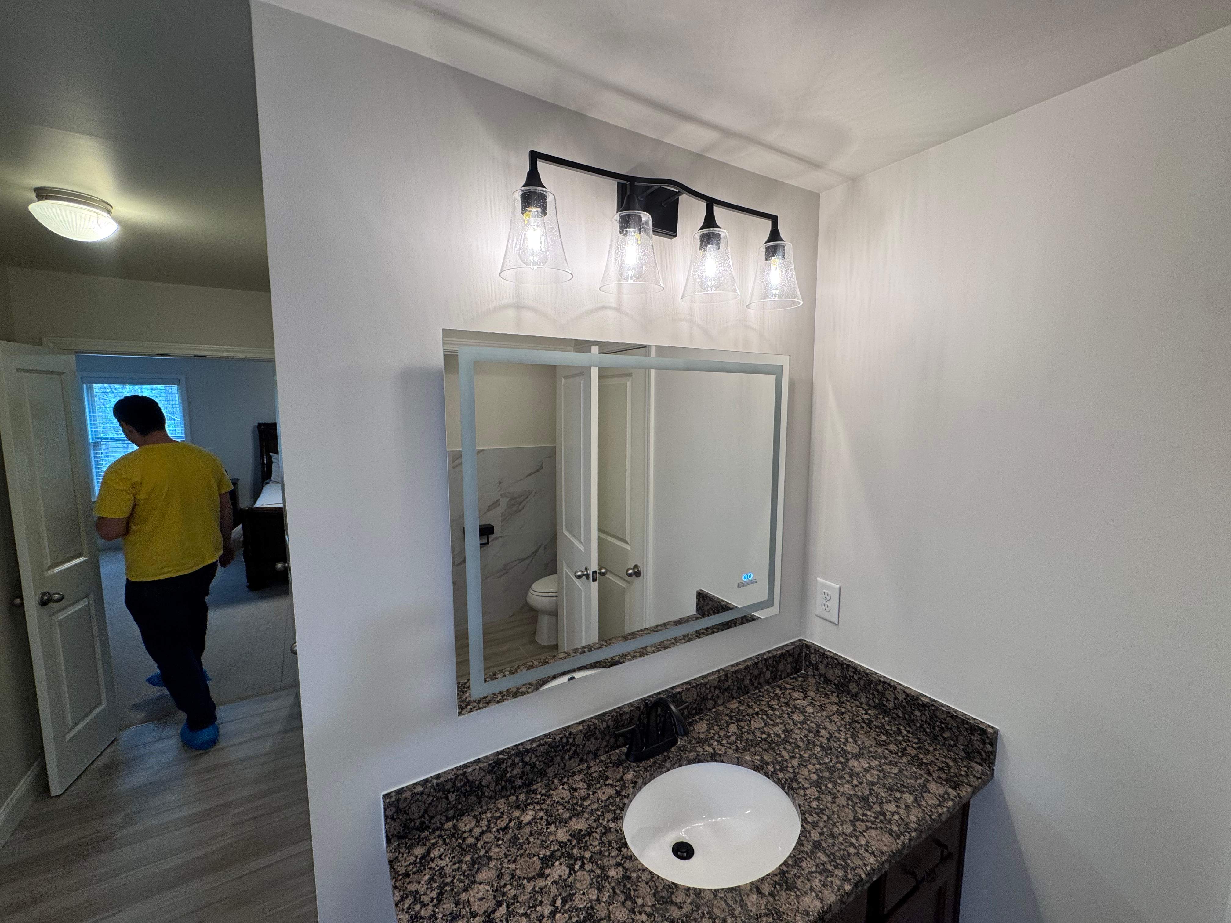 Master bathroom renovation by Prudencio