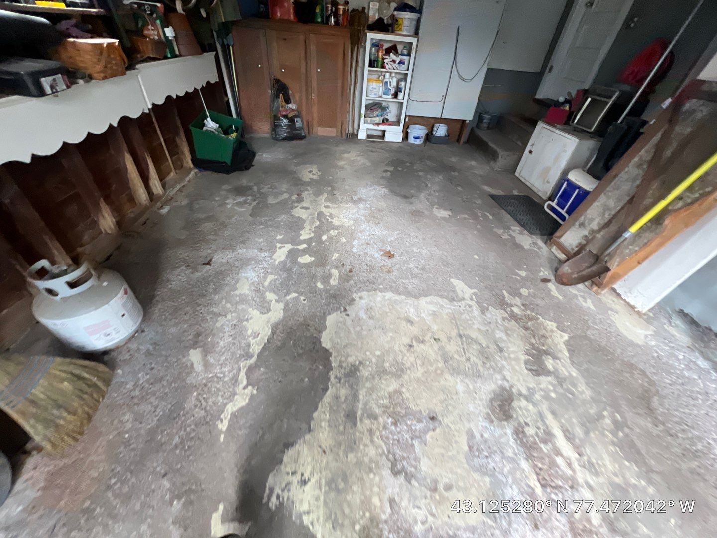 Concrete garage floor replacement  by NG Masonry & Construction LLC