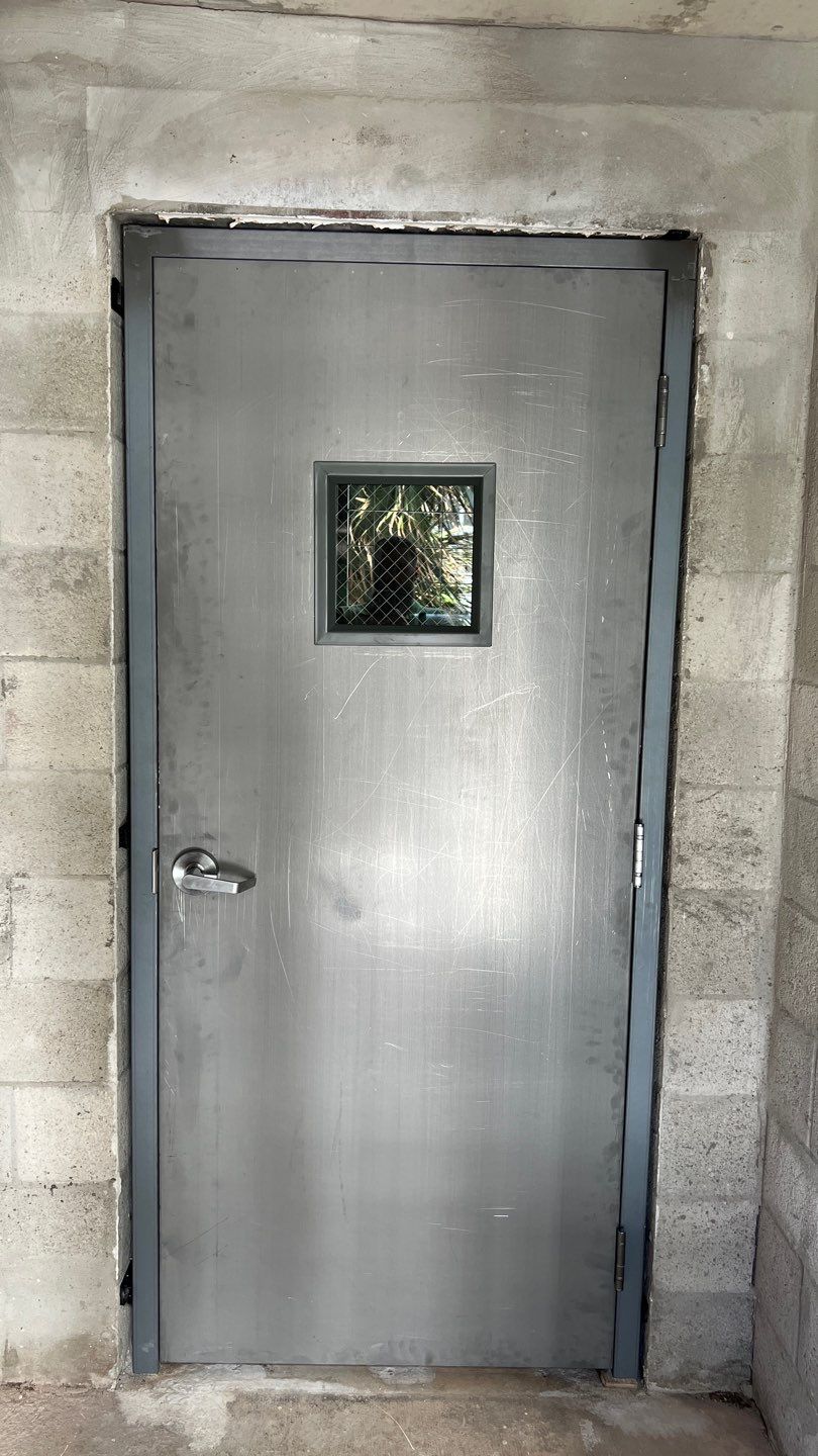 Commercial Stairwell Door Replacement & Hollow Metal Door Retrofit – Pompano Beach High-Rise by The Door Doctor of South Florida, Inc.