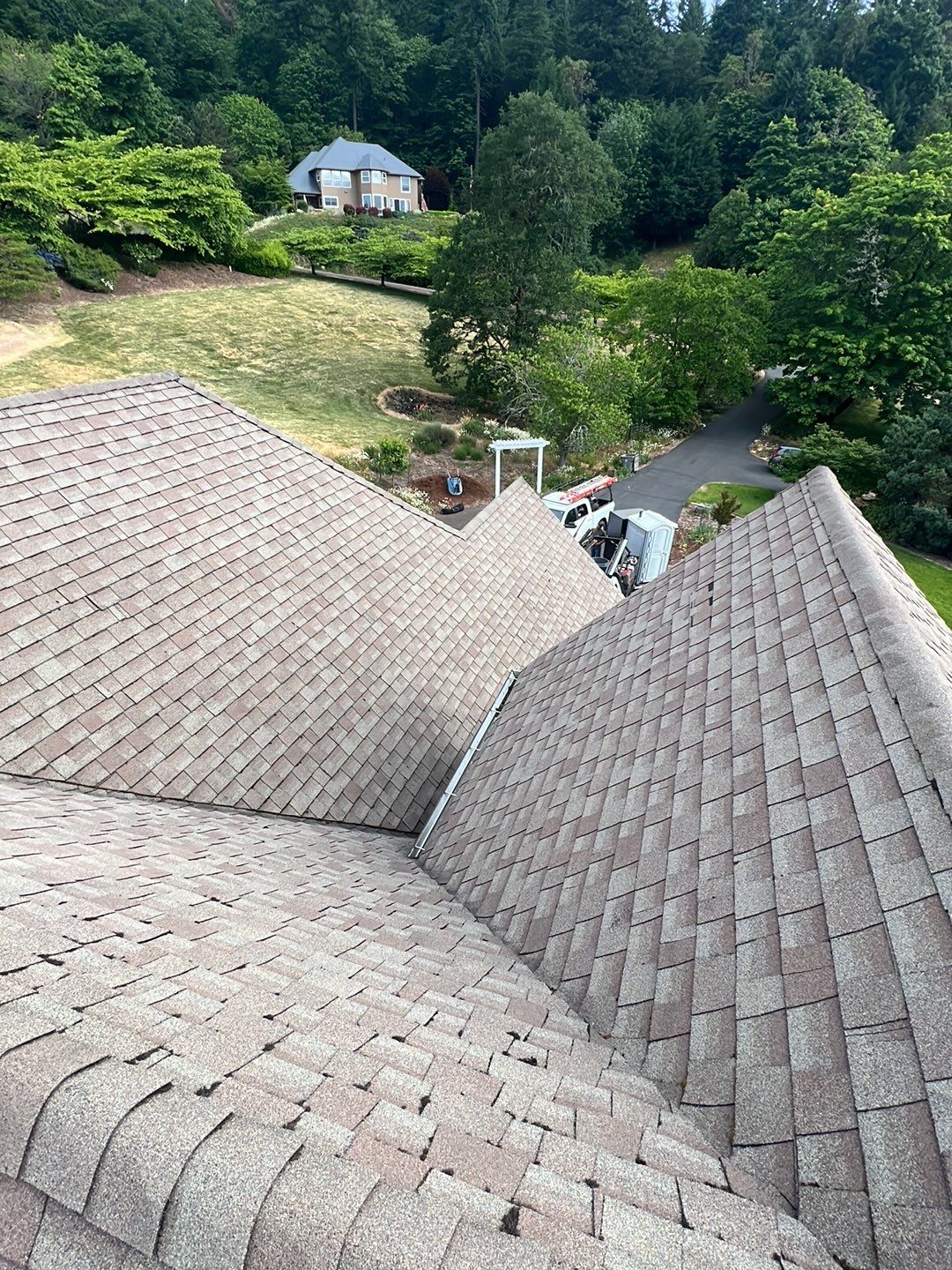 Residential Roofing Installation using Malarkey Windsor 50 Year Shingle (Color: Storm Grey) by Orezona Building & Roofing Company, Inc.
