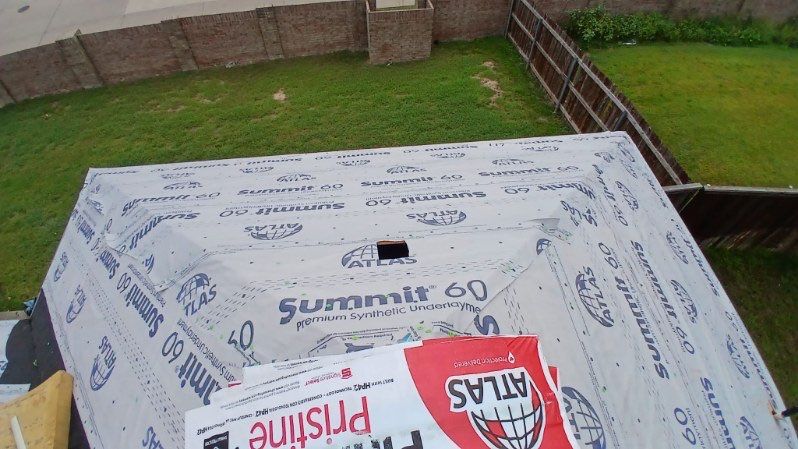 Residential Roofing Installation using ATLAS Pinnacle Pristine Shingles by Harvey Roofing & Construction