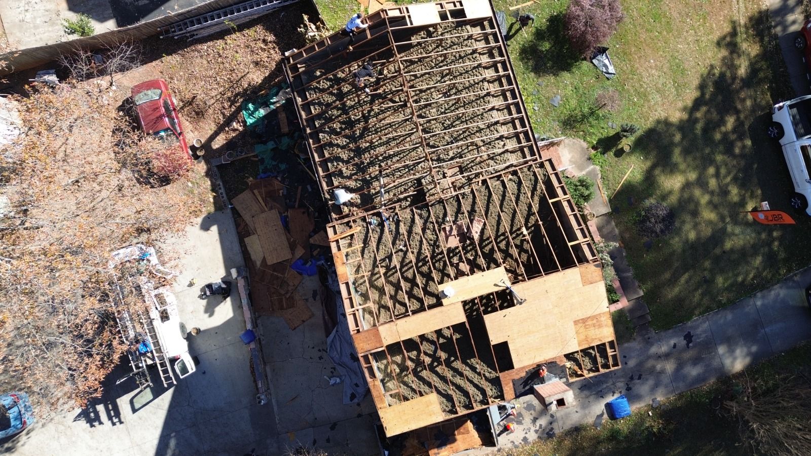 Roof replacement by hail and wind damage by Just Brilliant Restoration JBR