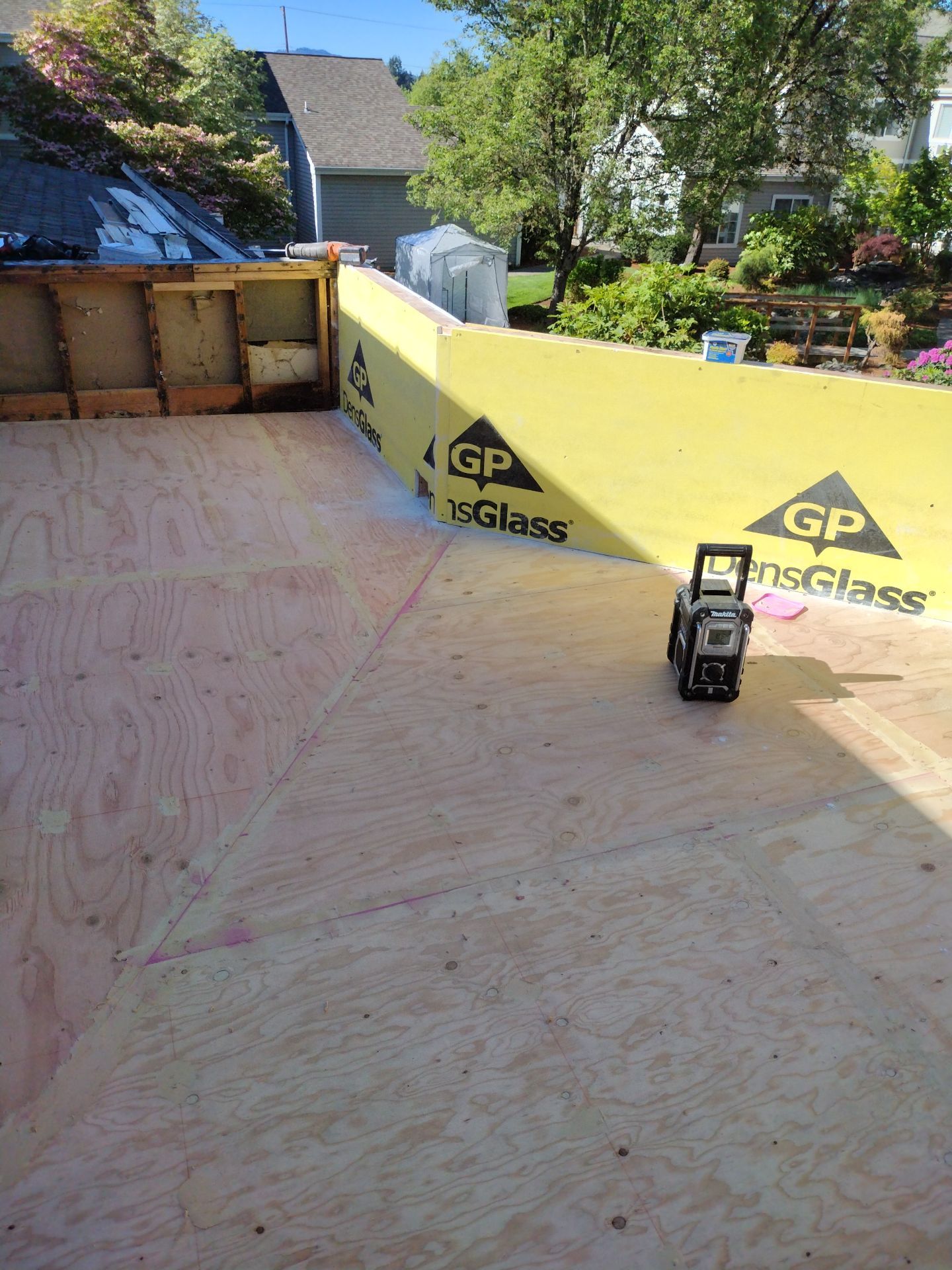 Dec-Tec Walkable Membrane using Dec-Tec (Color: Granite) by Orezona Building & Roofing Company, Inc.