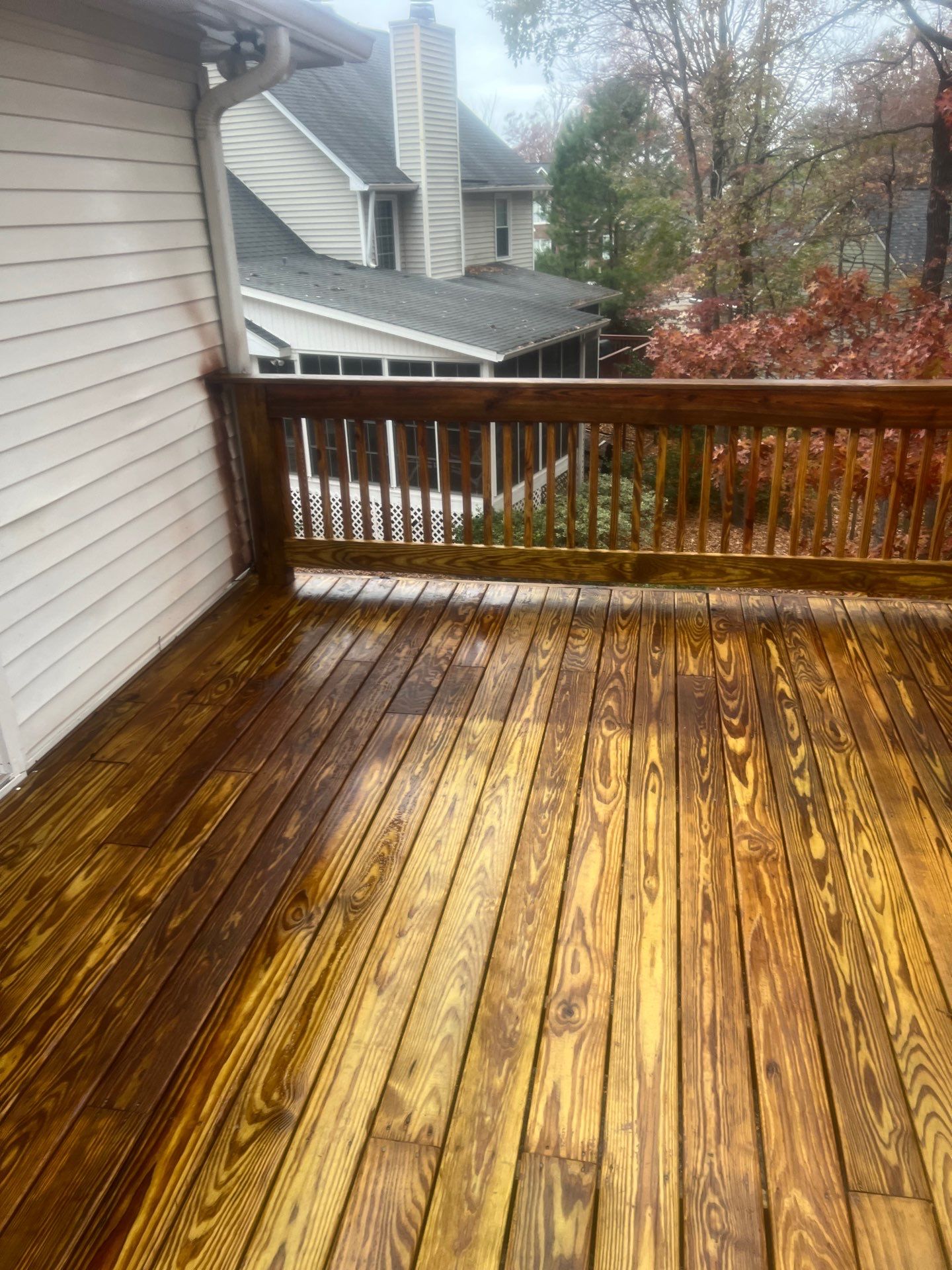 Coated Deck using Wood Sealant by DuraSeal