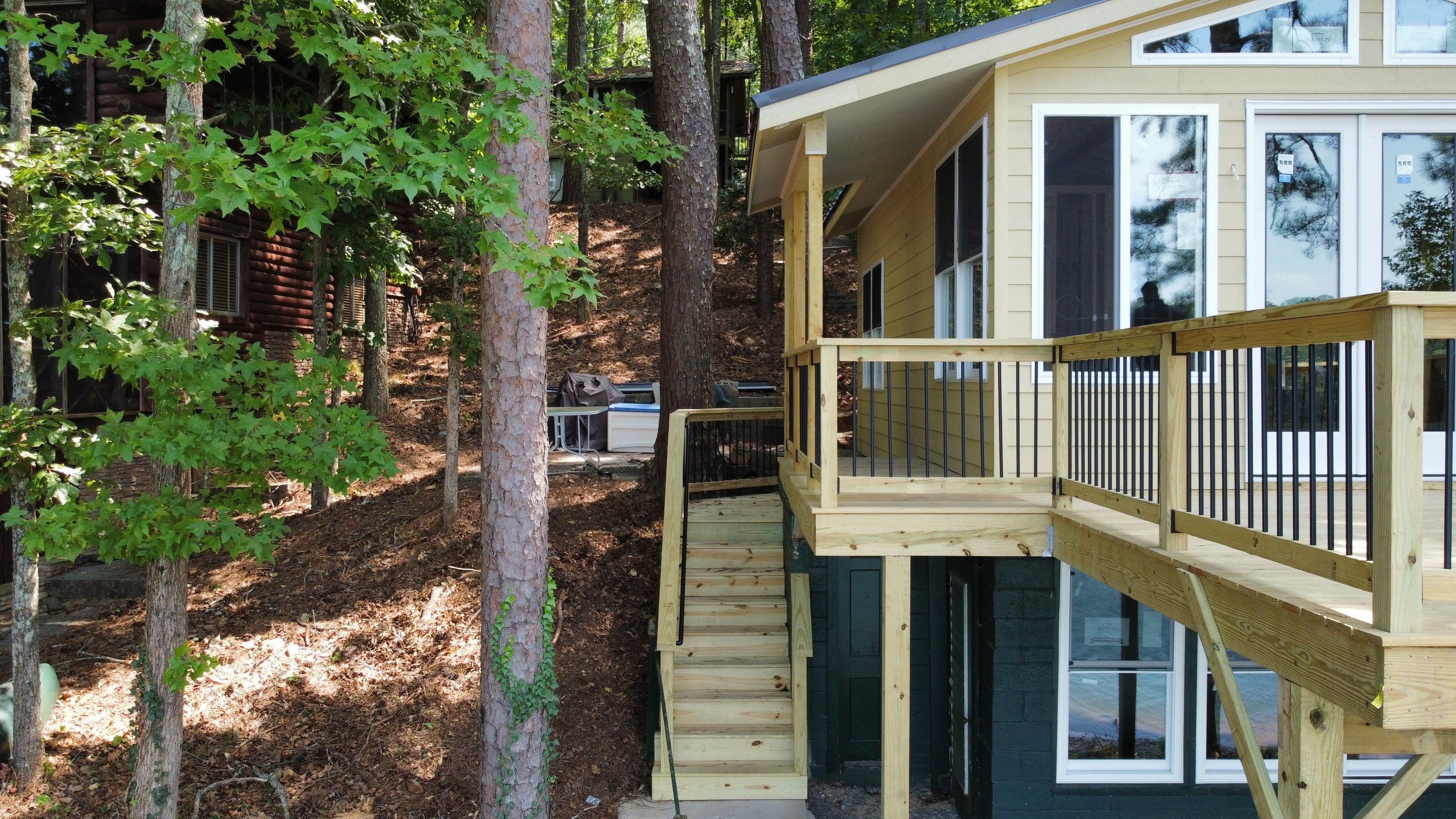 Lakefront Room Addition and Custom Deck Build in Acworth by Swift Home Renovations 