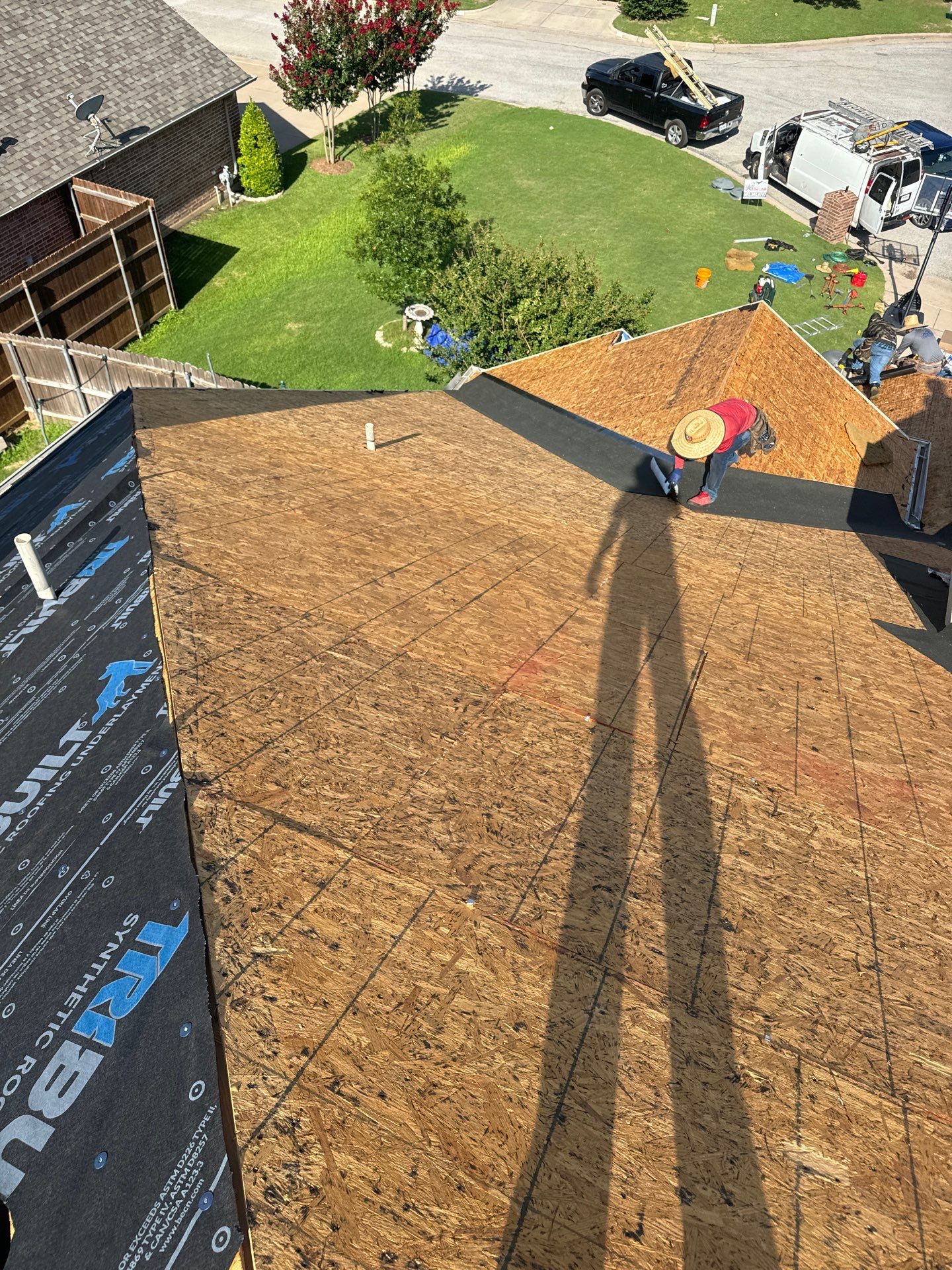 Project in Weatherford by Lonestar Roofing and Restoration LLC.