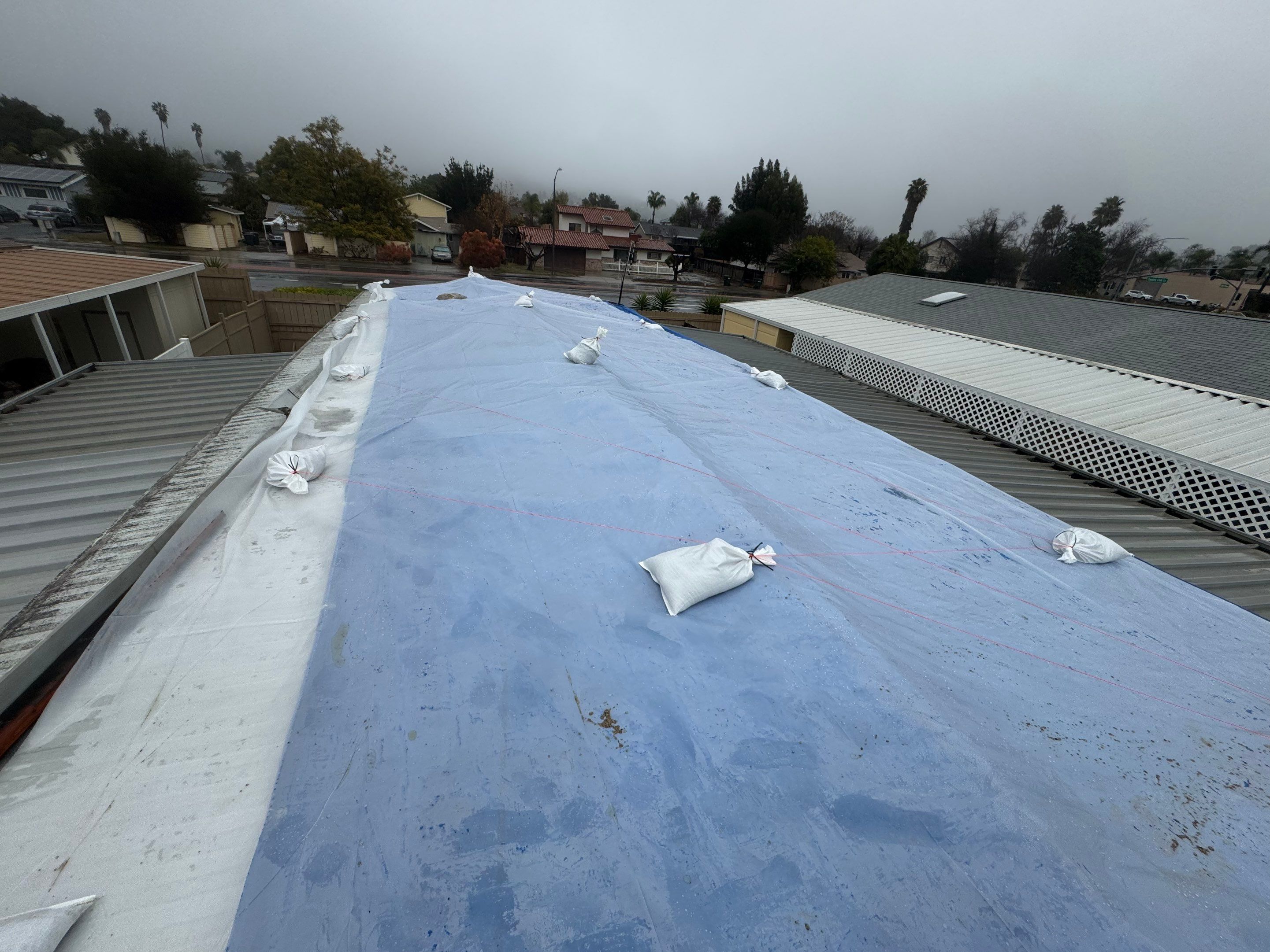 Escondido, CA | Mobile Home Insurance Roof Replacement with Fully Adhered TPO by Zenith Roofing Services