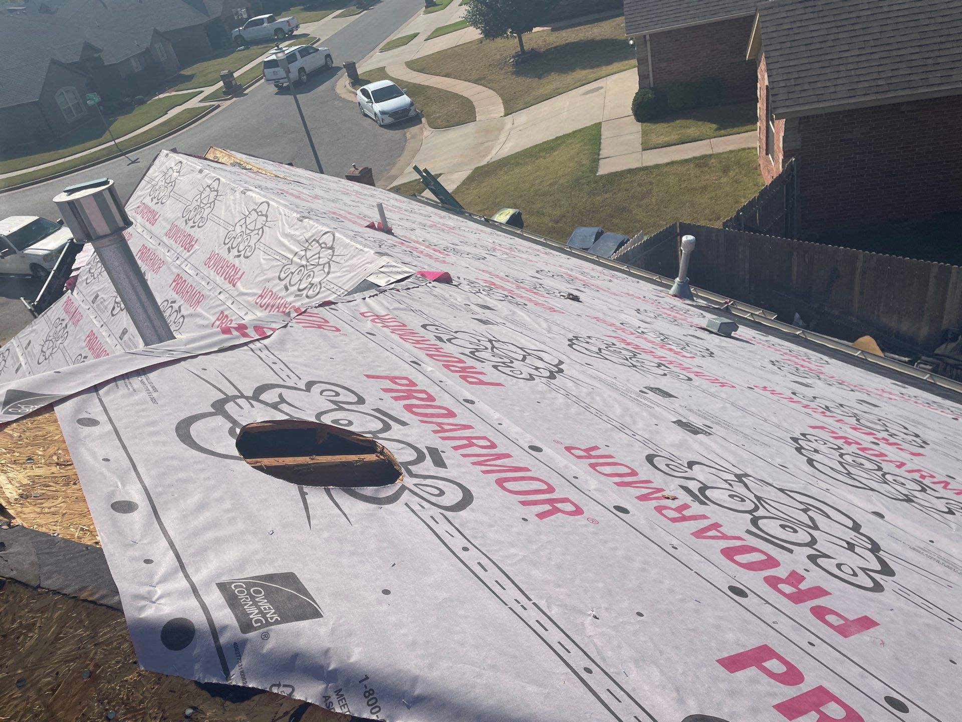 Roof Replacement Project in Yukon by Z Construction & Roofing, LLC