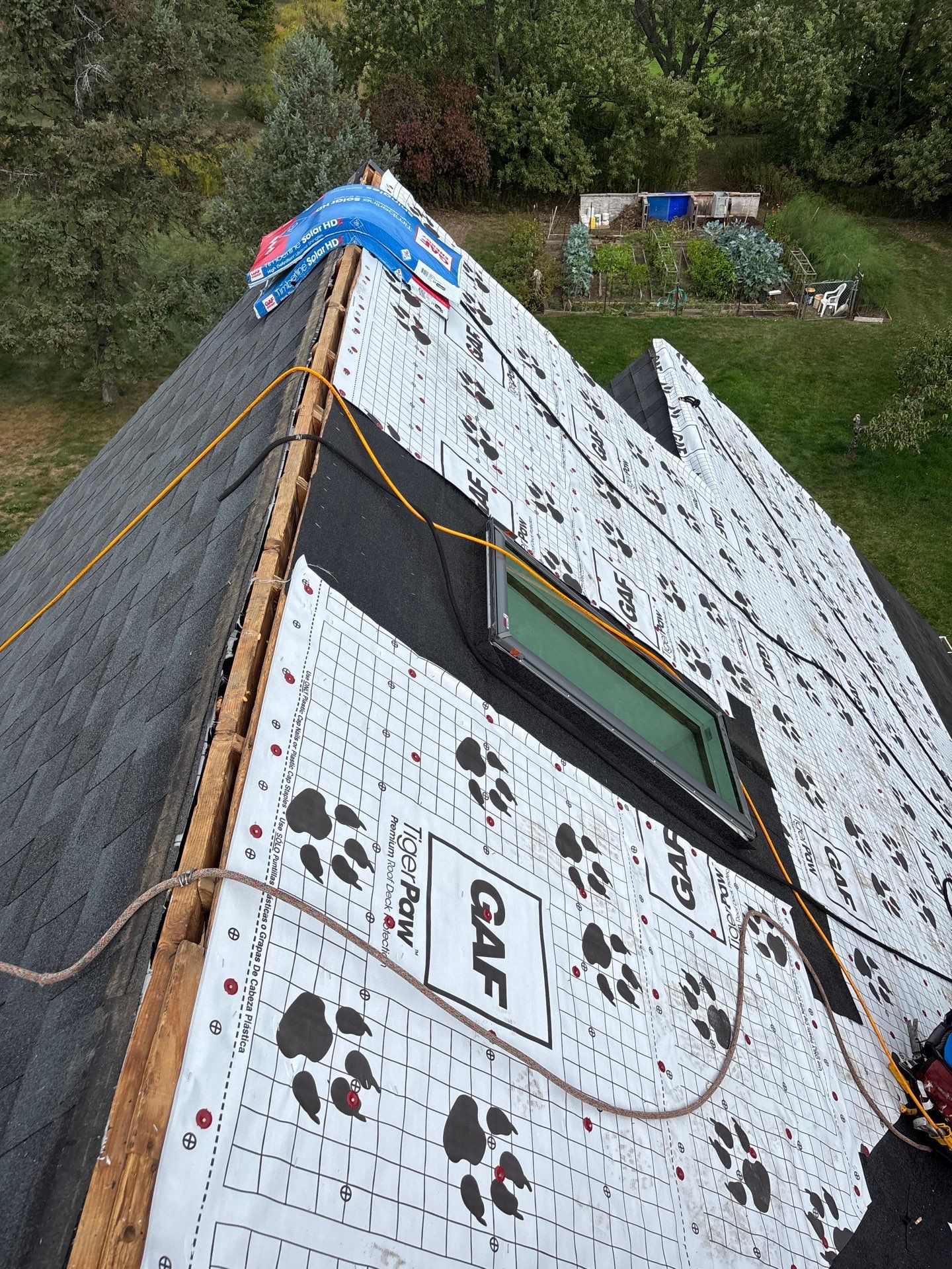 GAF Timberline Solar Roof Installation in Pittsford, NY by American Home Contractors