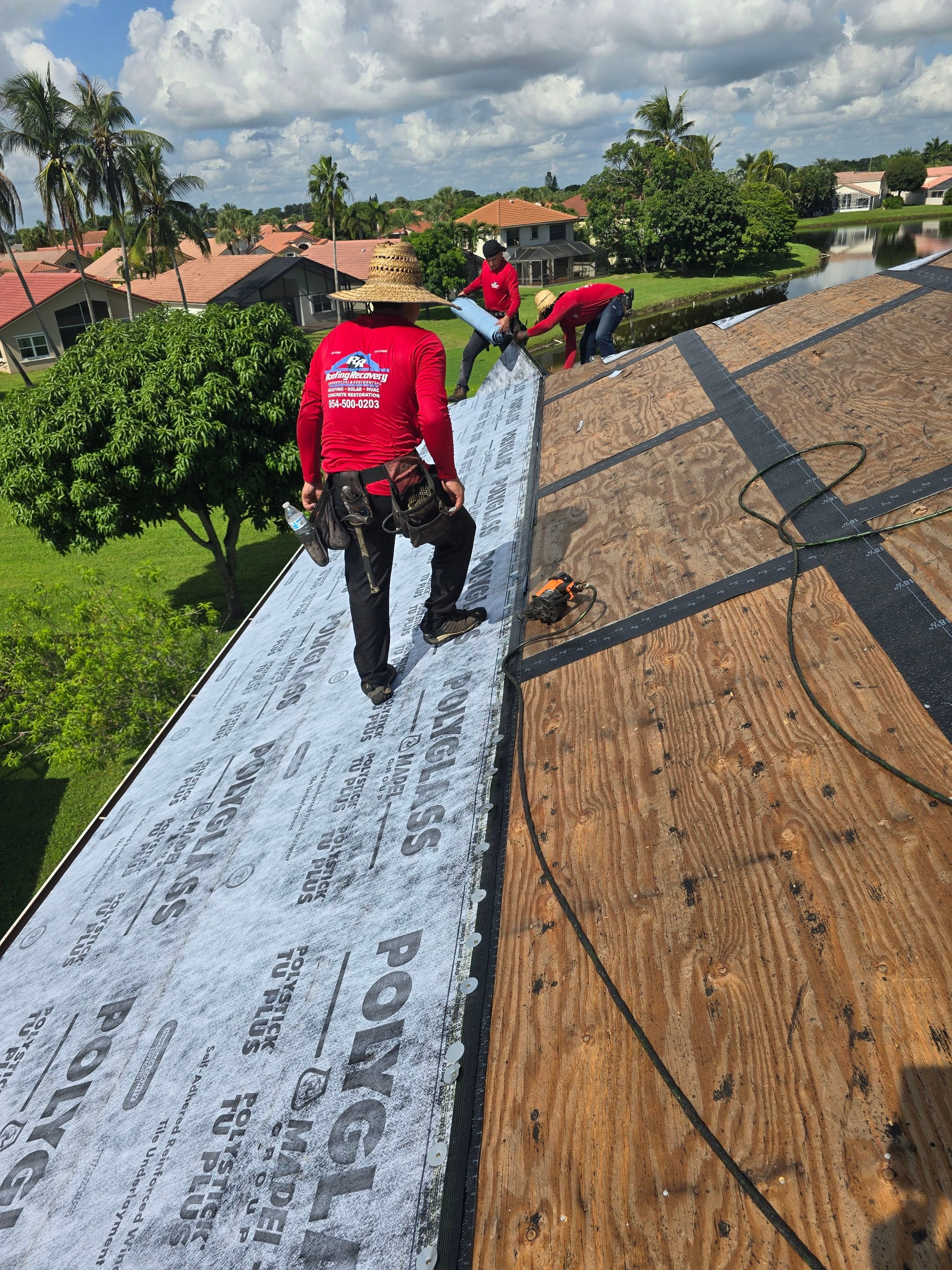 Tile Reroof in Boca Raton by Roofing Recovery