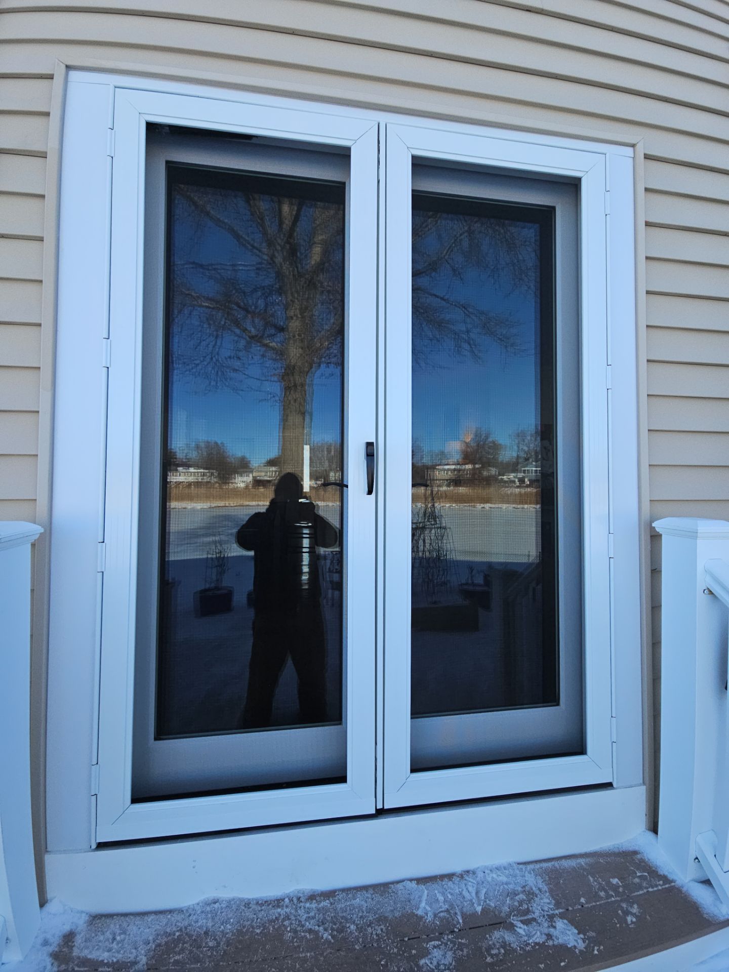 Sliding Door Upgrade for a Sleek, Modern Finish by DiGiorgi Roofing and Siding Inc