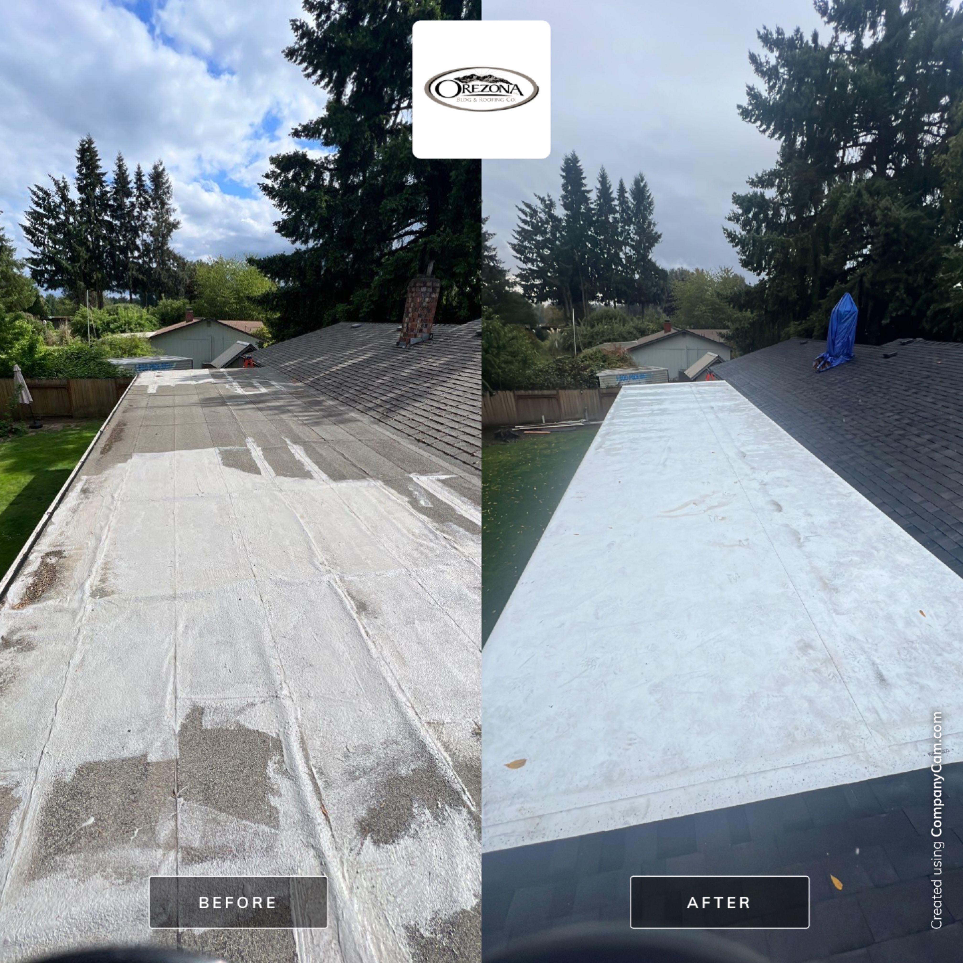 Residential Roofing Installation using IKO Dynasty (Color: Granite Black) by Orezona Building & Roofing Company, Inc.