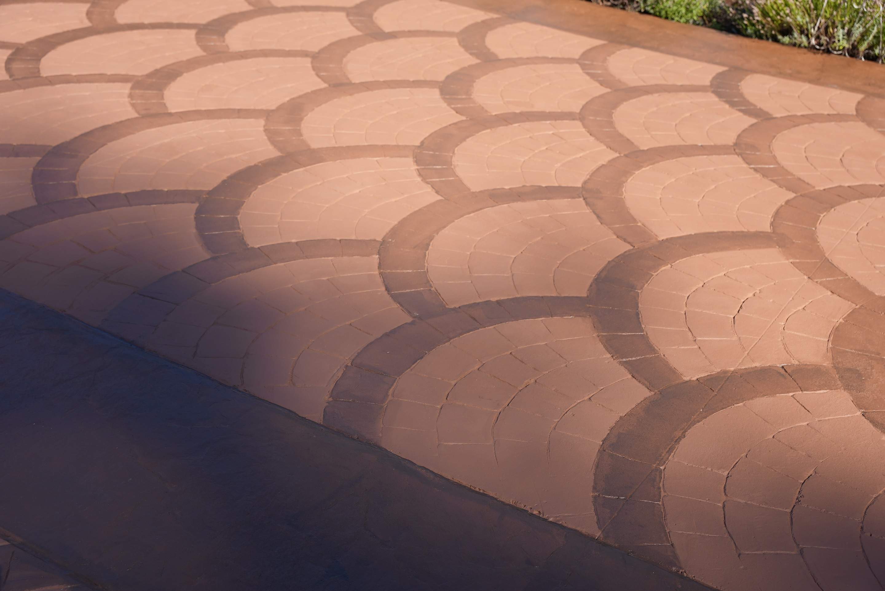 Mehta | Tiled Driveway with Sealer & Retaining Wall  by Jireh Asphalt & Concrete Inc 