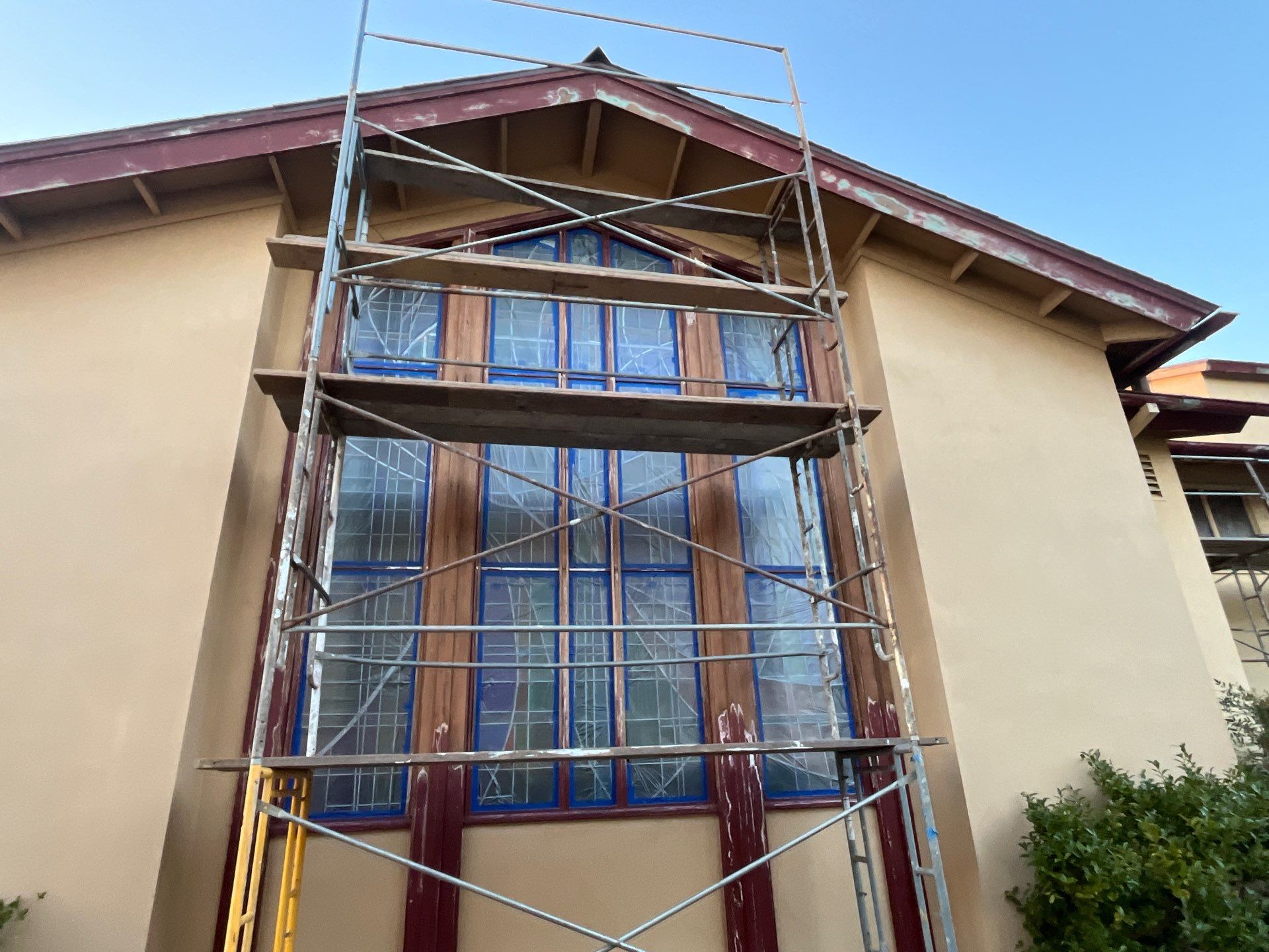 Assumption church San Leandro  by Herrera’s Bay Area Painting inc.