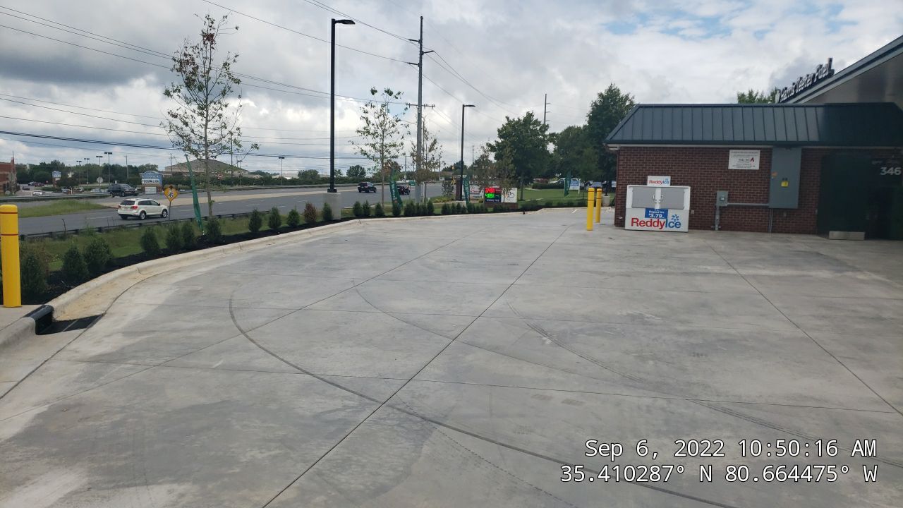 Commercial Landscaping Harris Teeter Fuel Station by Carolina-Metro Landscape, Inc