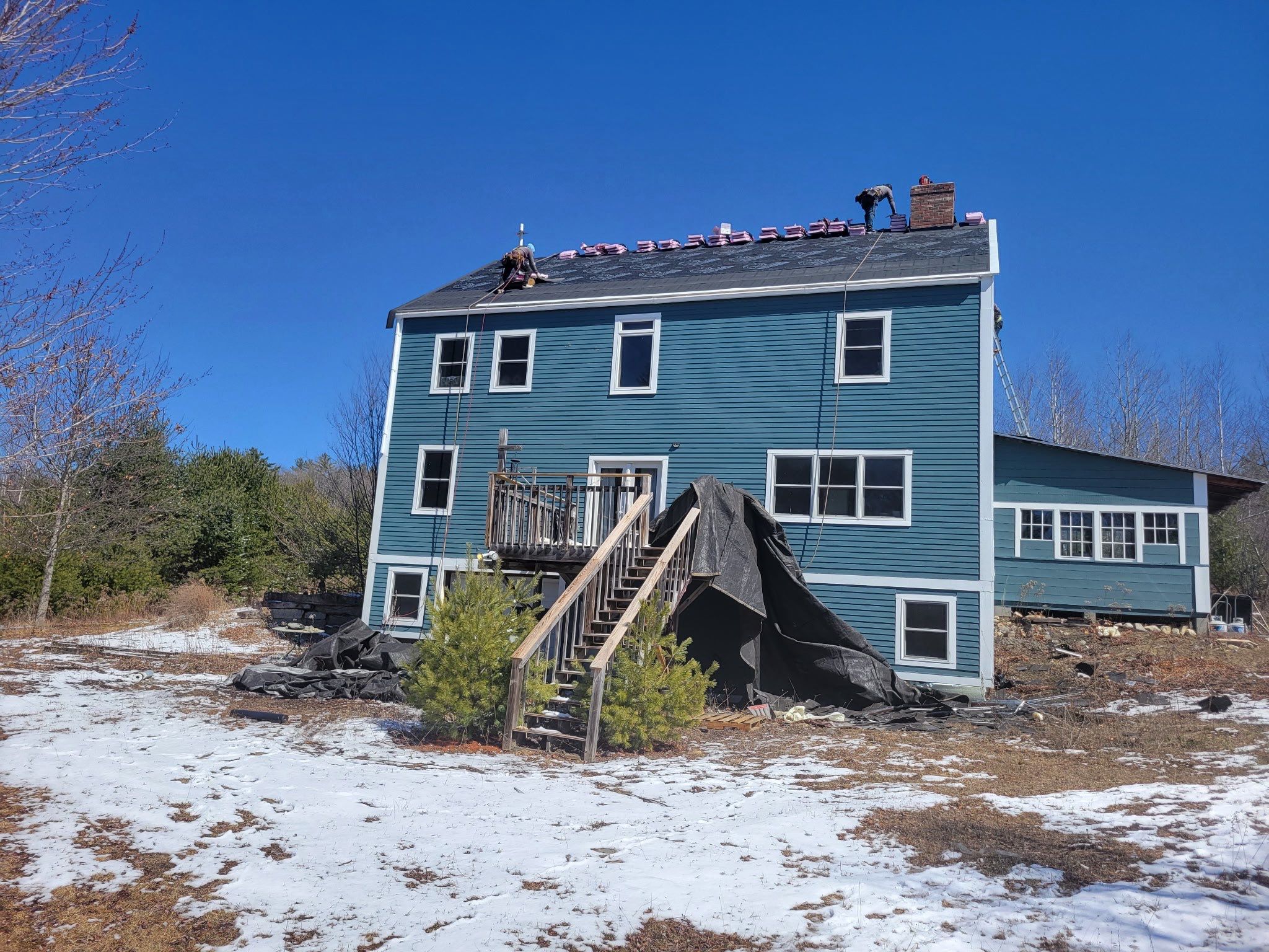 Owens Corning Duration Asphalt Roof Replacement in Canaan, NH by Tall pine roofing