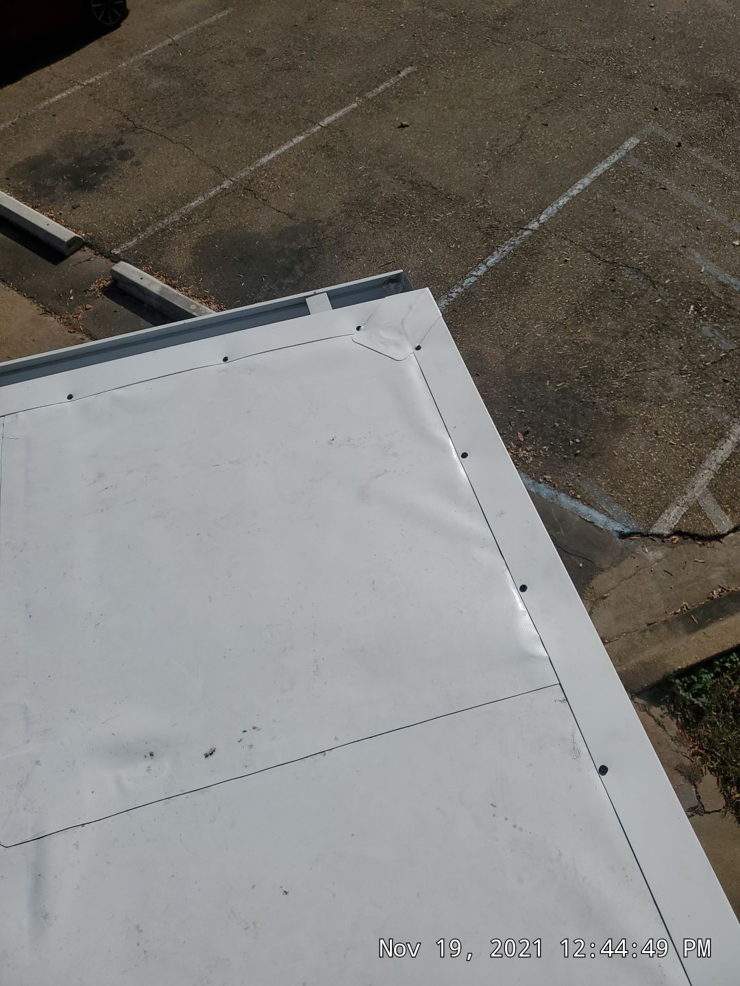 Commercial Roofing Installation using 50 mil PVC by Hostetler Roofing